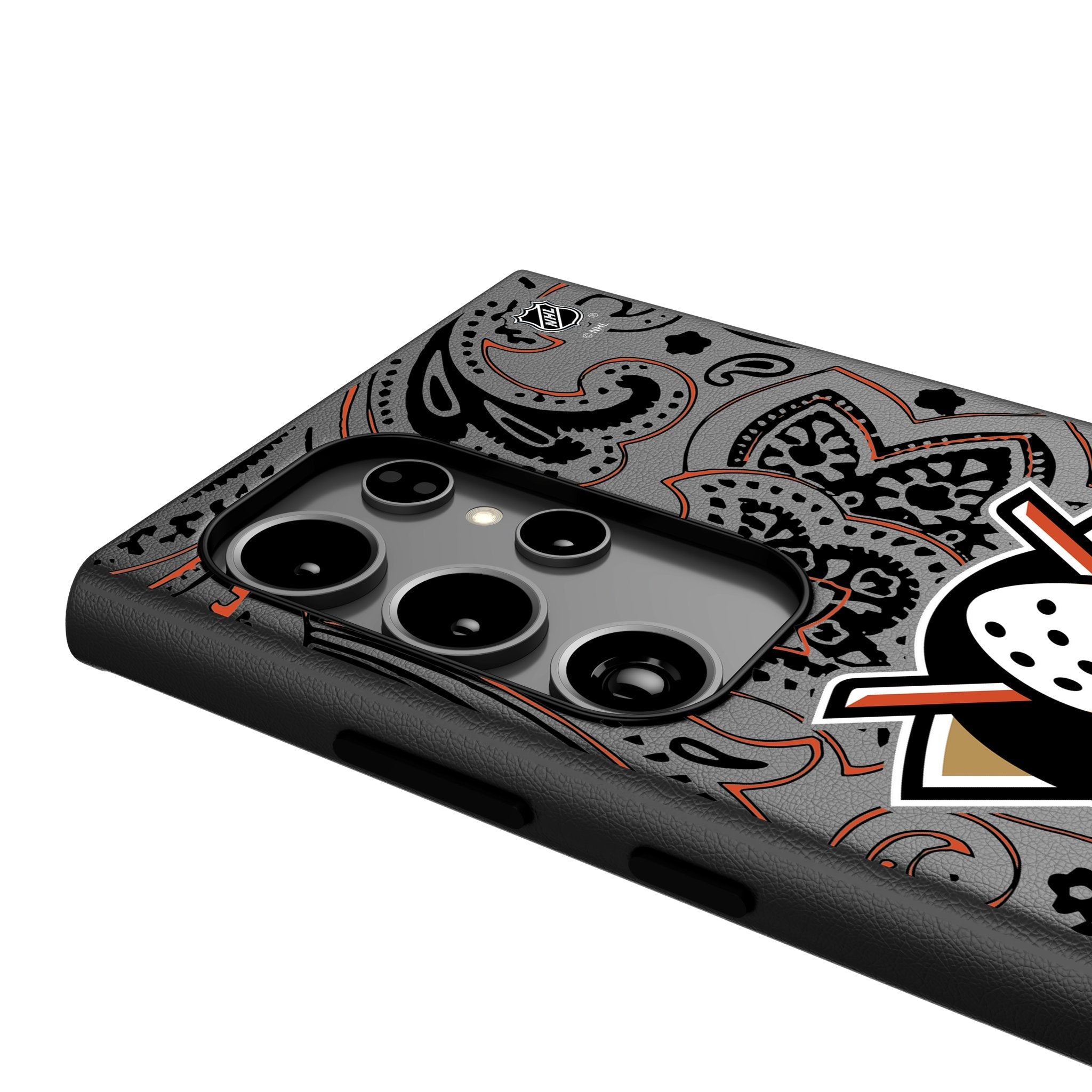 Anaheim Ducks Paisley MagSafe Compatible Phone Case for Samsung Galaxy 4