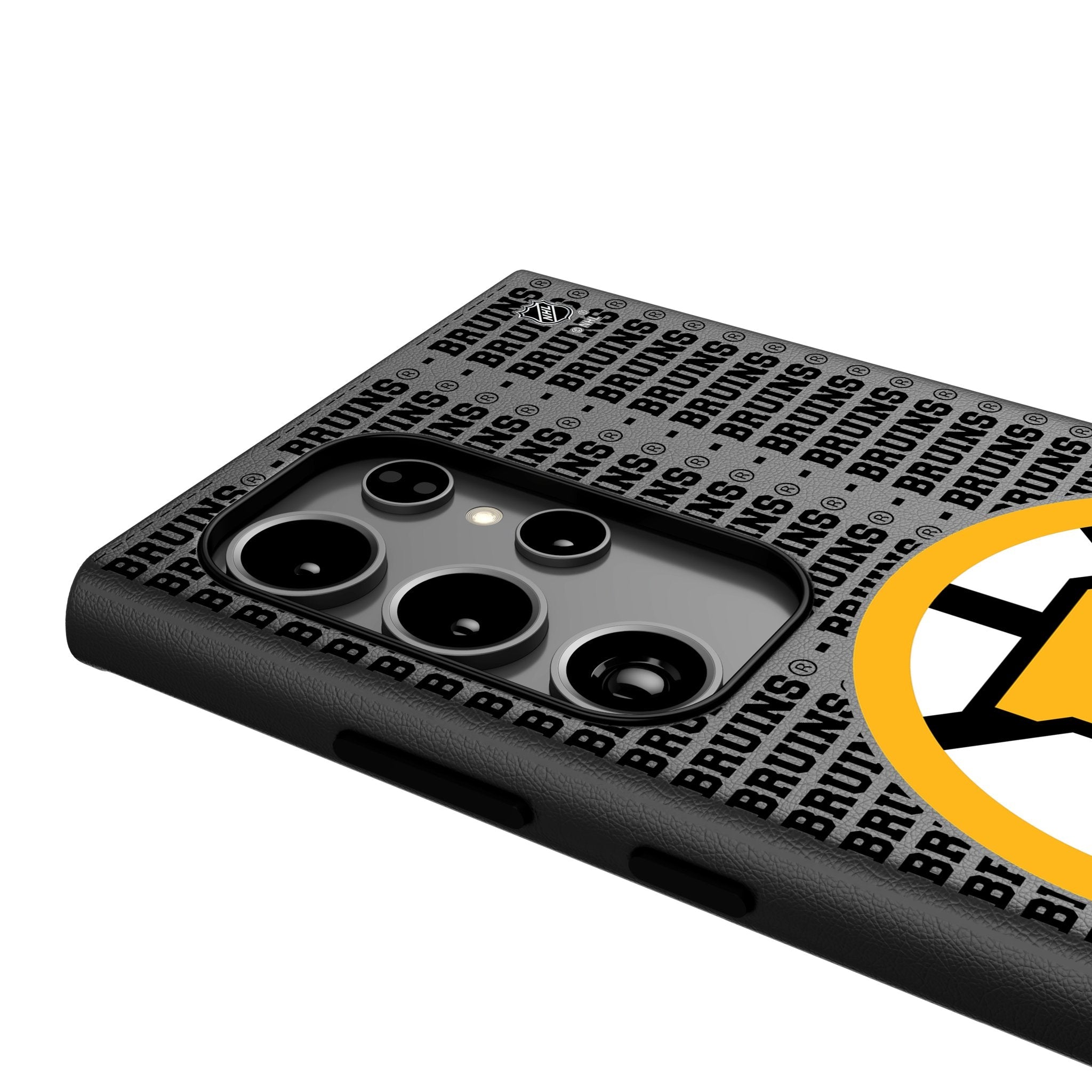 Boston Bruins Text Backdrop MagSafe Compatible Phone Case for Samsung Galaxy 4