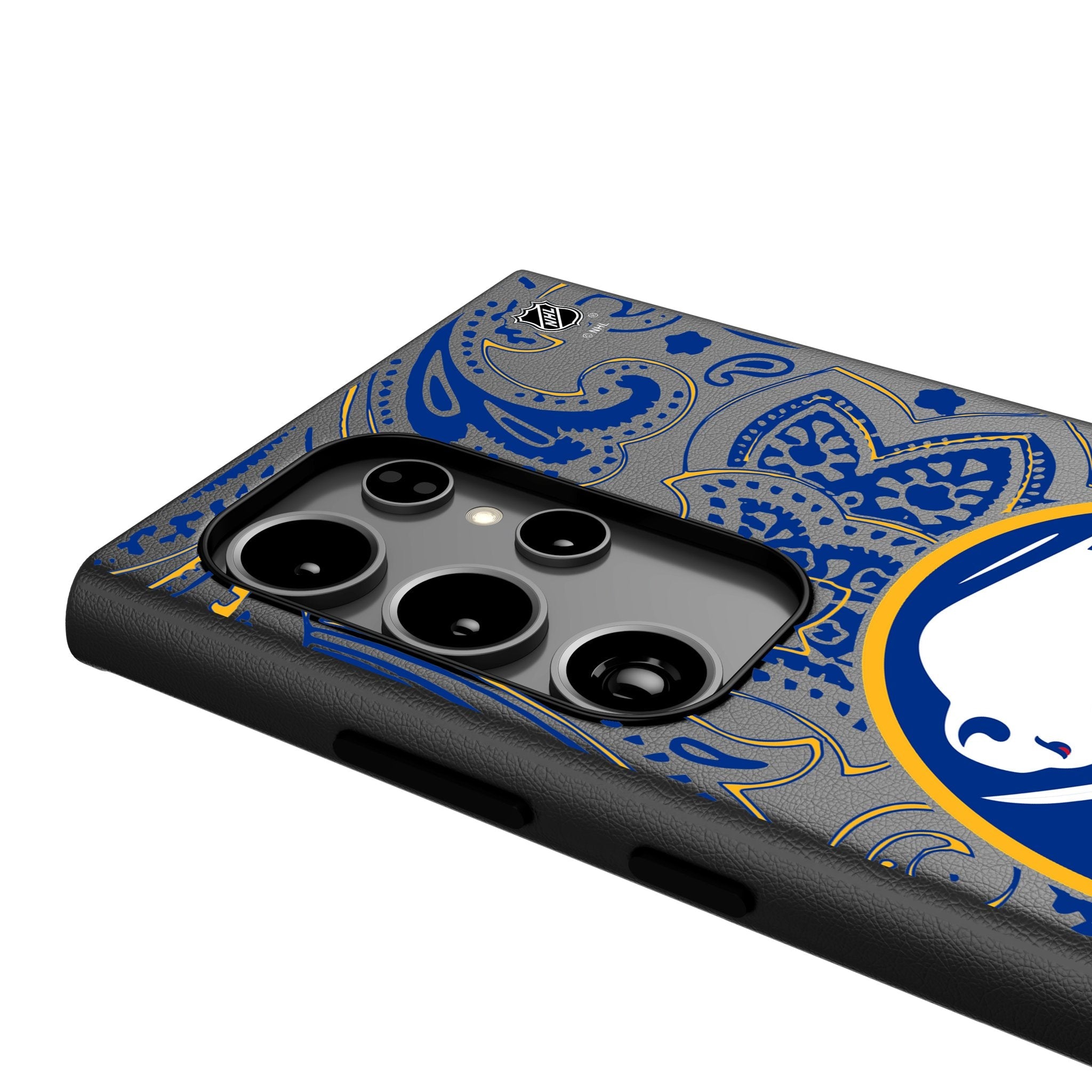 Buffalo Sabres Paisley MagSafe Compatible Phone Case for Samsung Galaxy 4