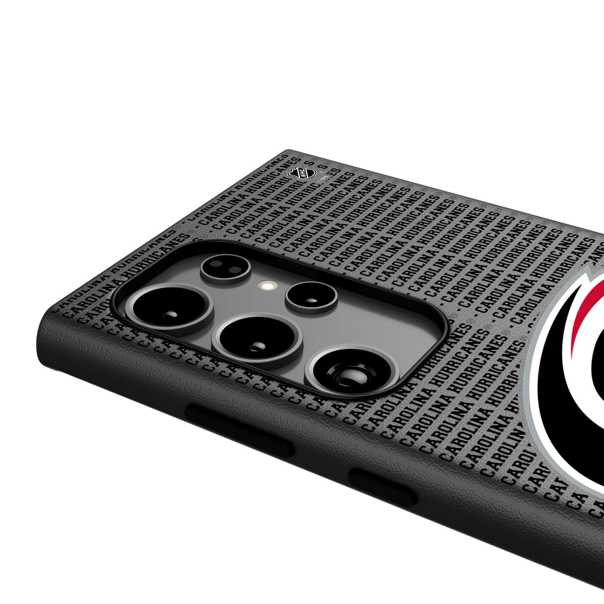 Carolina Hurricanes Text Backdrop MagSafe Compatible Phone Case for Samsung Galaxy 4