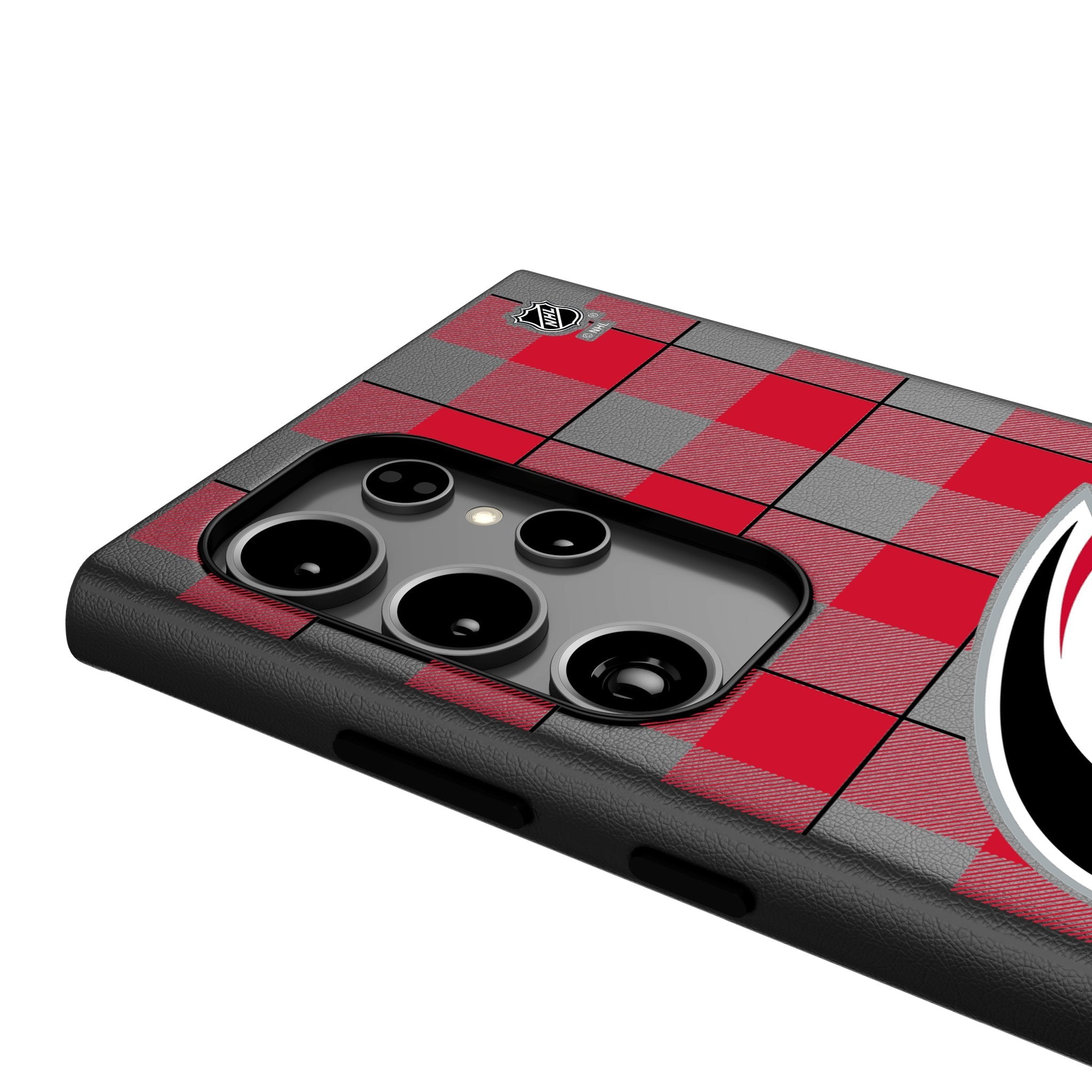 Carolina Hurricanes Plaid MagSafe Compatible Phone Case for Samsung Galaxy 4