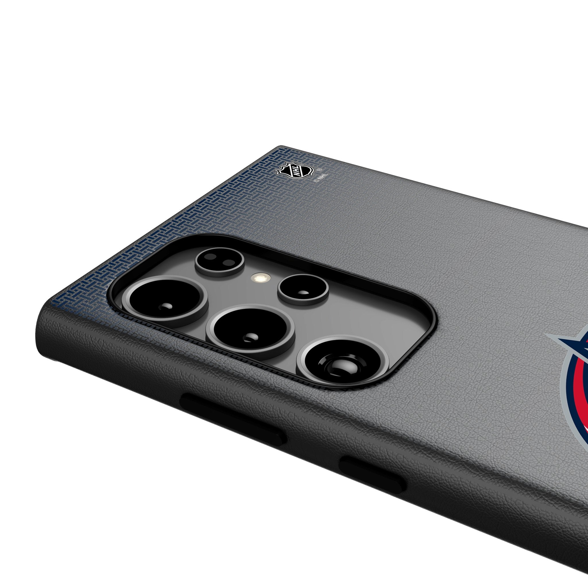 Columbus Blue Jackets Linen MagSafe Compatible Phone Case for Samsung Galaxy 4