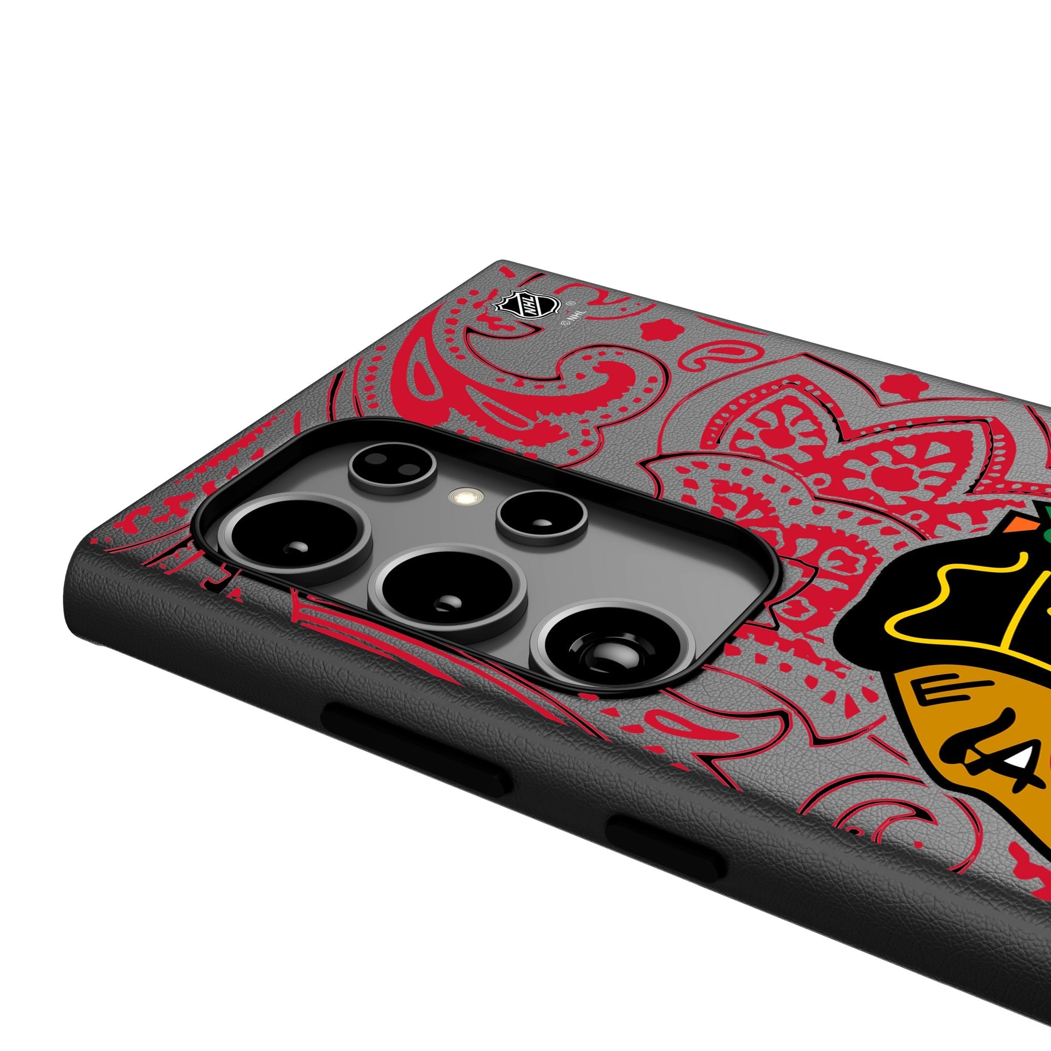 Chicago Blackhawks Paisley MagSafe Compatible Phone Case for Samsung Galaxy 4