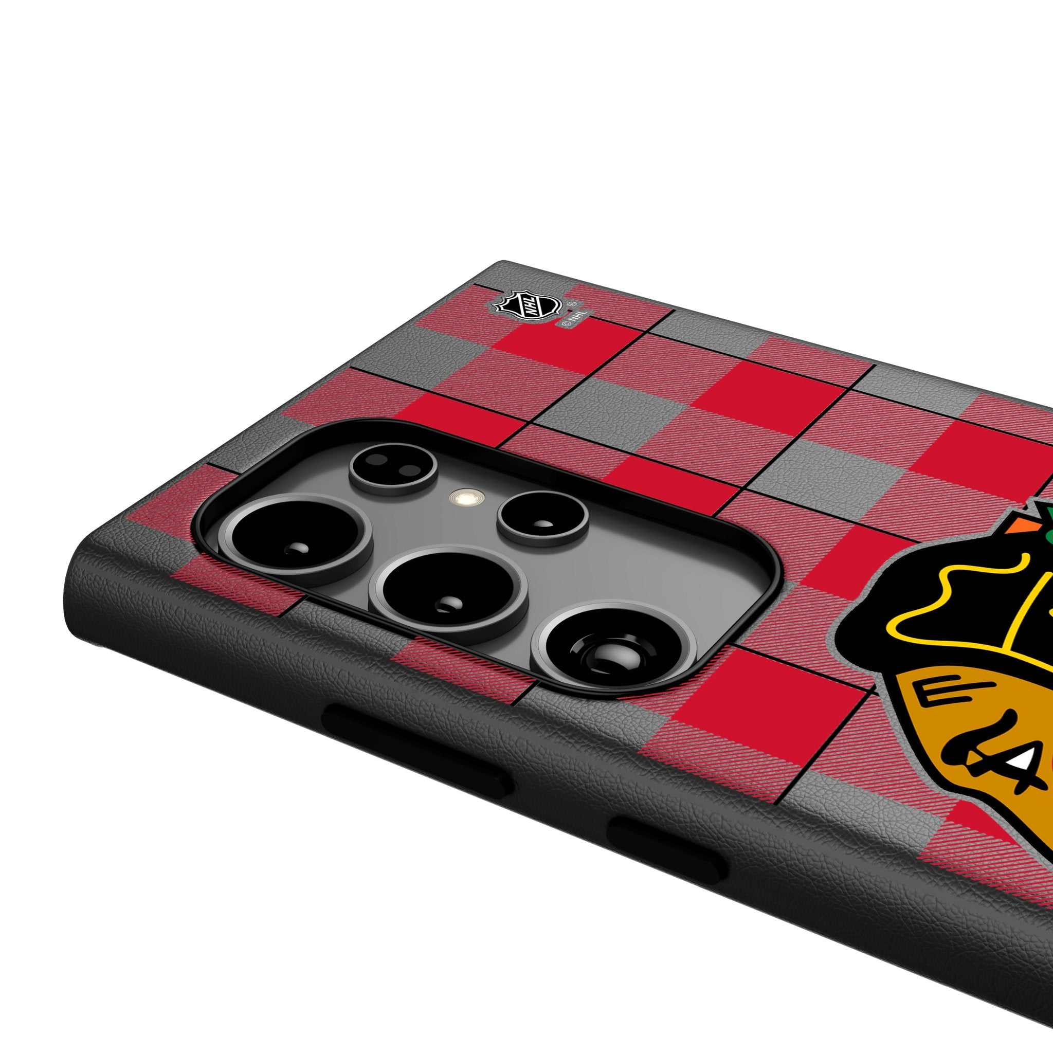Chicago Blackhawks Plaid MagSafe Compatible Phone Case for Samsung Galaxy 4