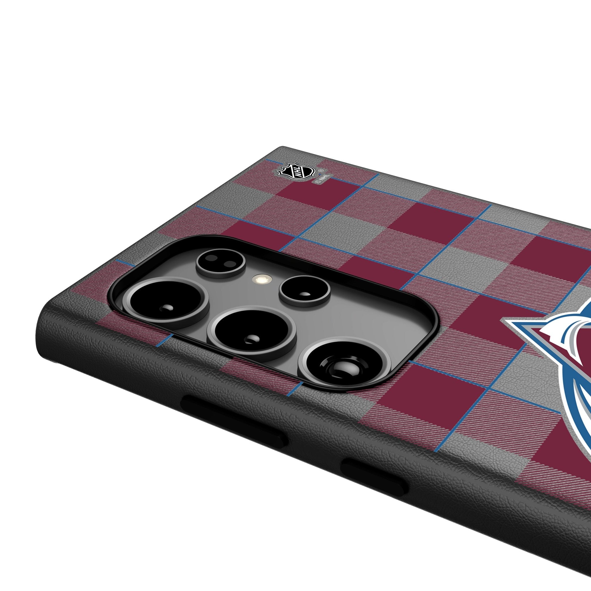 Colorado Avalanche Plaid MagSafe Compatible Phone Case for Samsung Galaxy 4