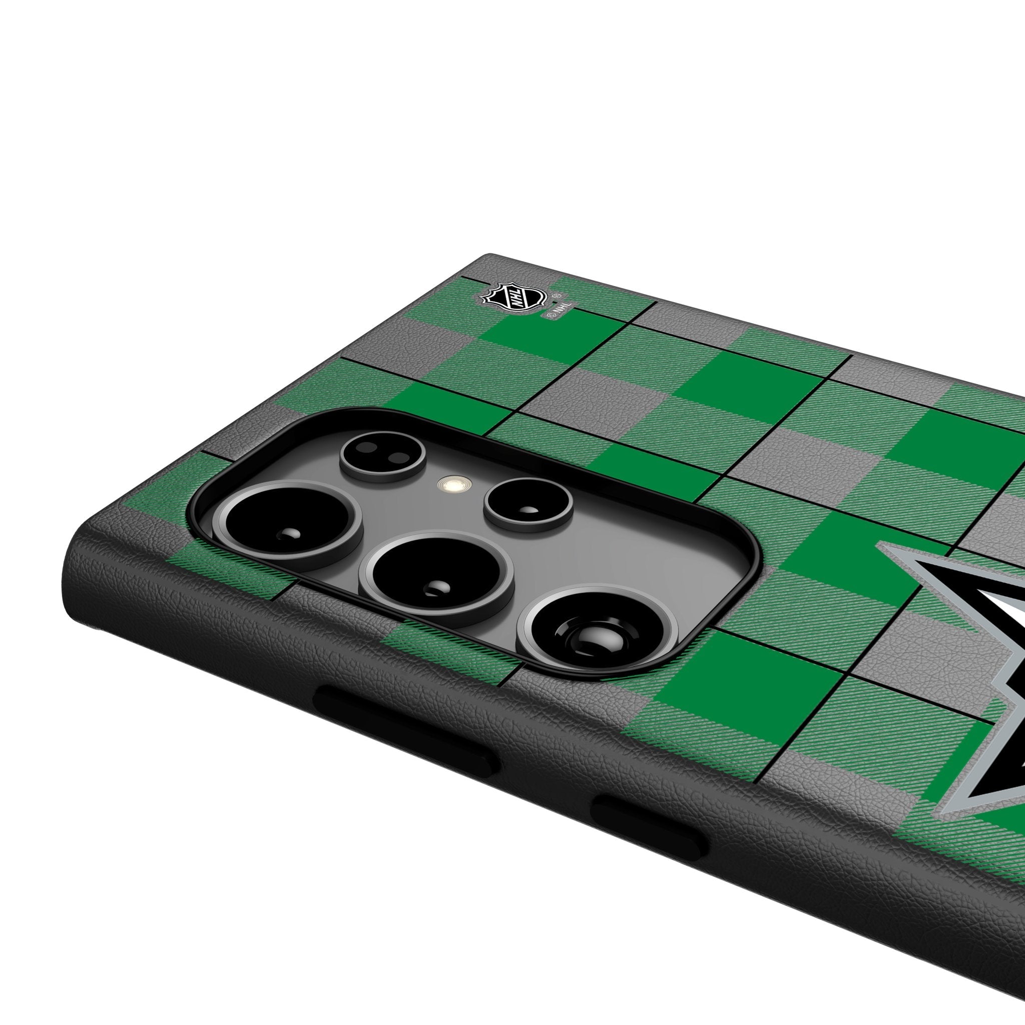 Dallas Stars Plaid MagSafe Compatible Phone Case for Samsung Galaxy 4