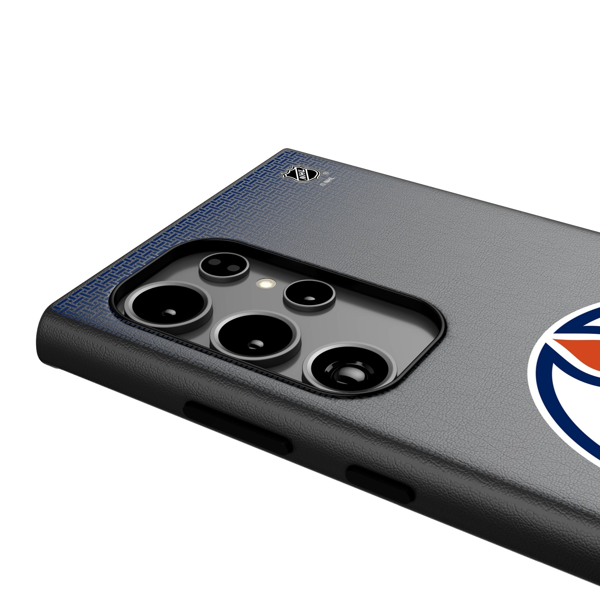 Edmonton Oilers Linen MagSafe Compatible Phone Case for Samsung Galaxy 4