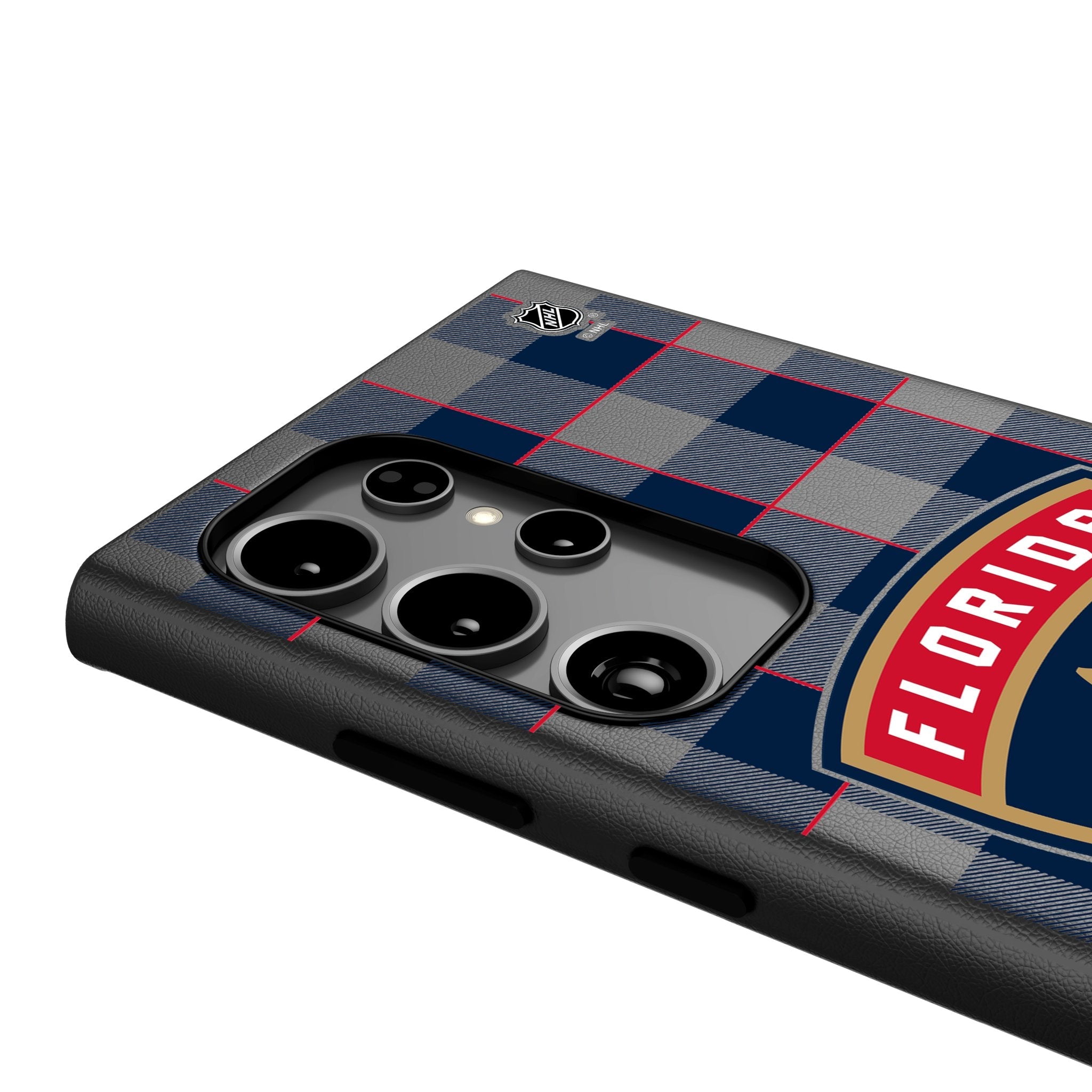 Florida Panthers Plaid MagSafe Compatible Phone Case for Samsung Galaxy 4