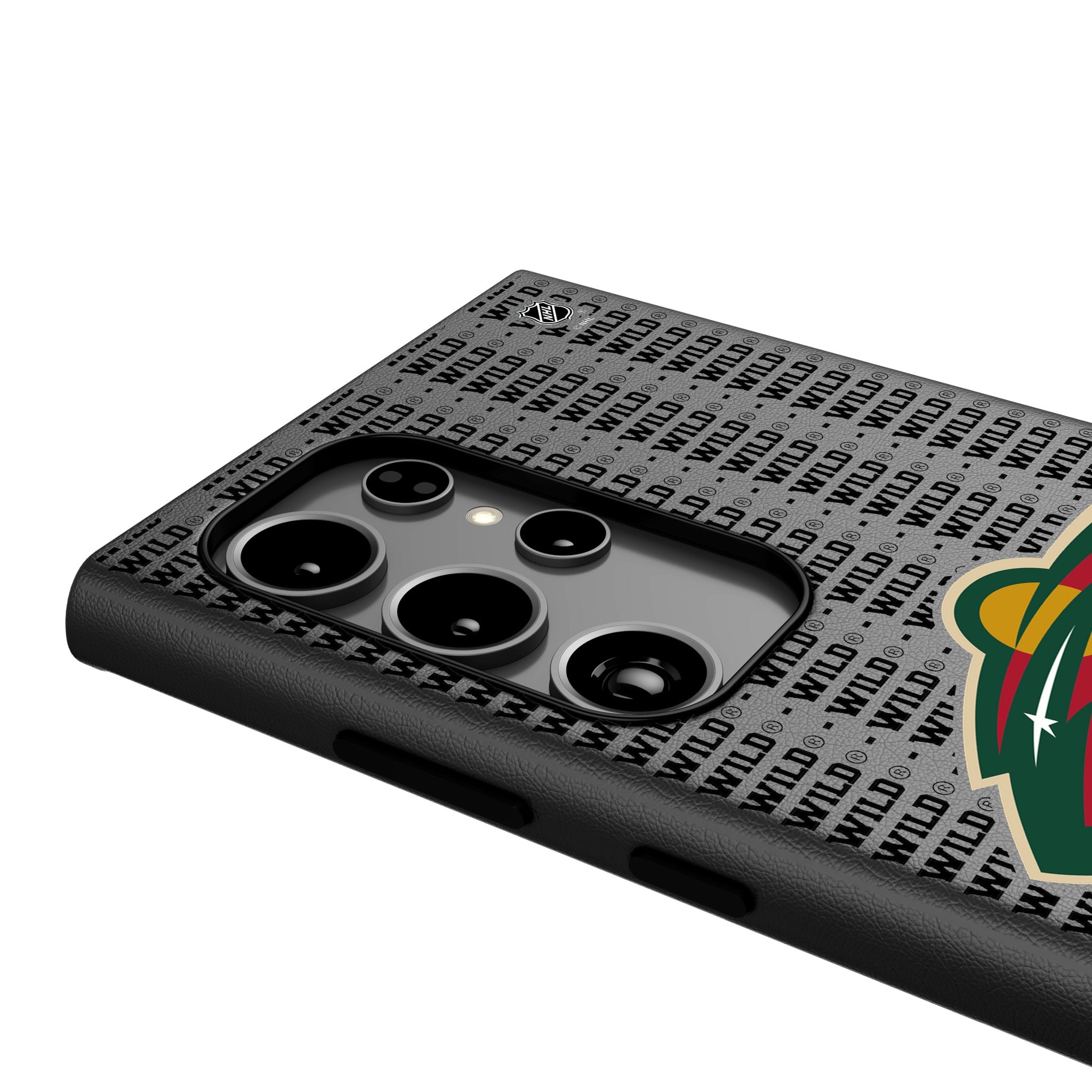 Minnesota Wild Text Backdrop MagSafe Compatible Phone Case for Samsung Galaxy 4