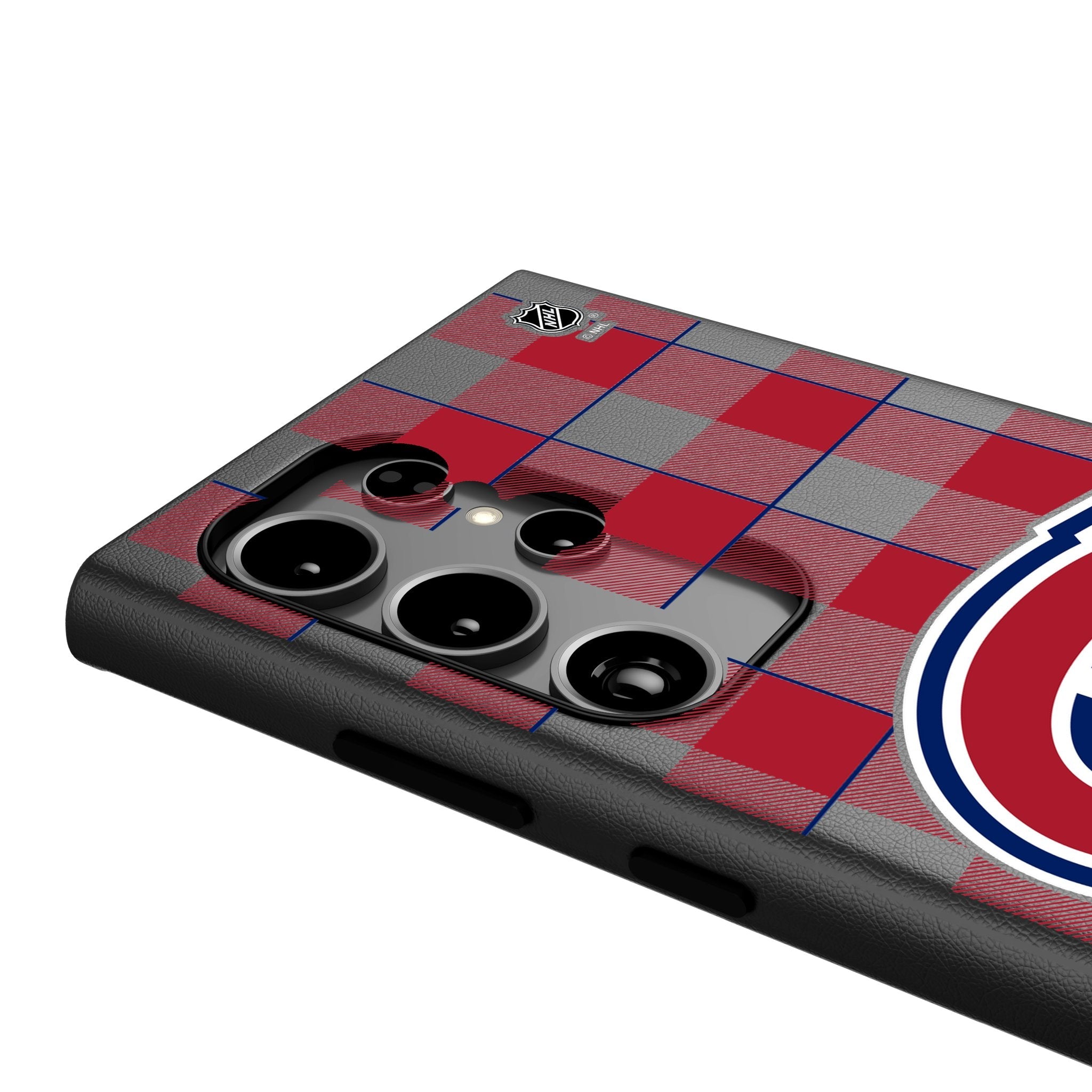Montreal Canadiens Plaid MagSafe Compatible Phone Case for Samsung Galaxy 4