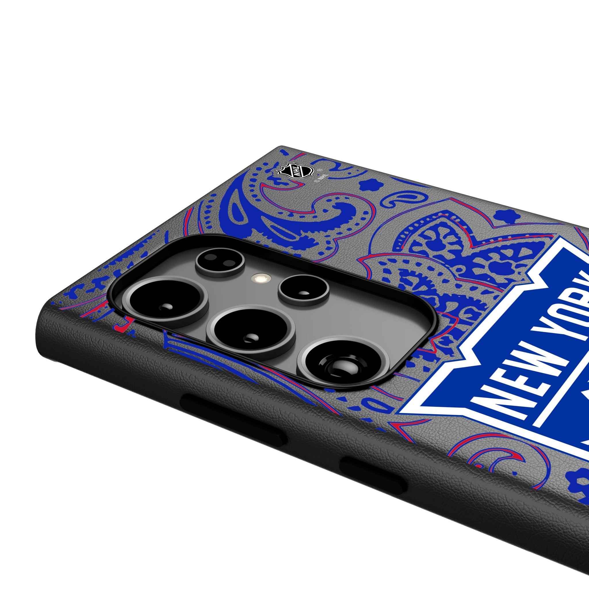 New York Rangers Paisley MagSafe Compatible Phone Case for Samsung Galaxy 4