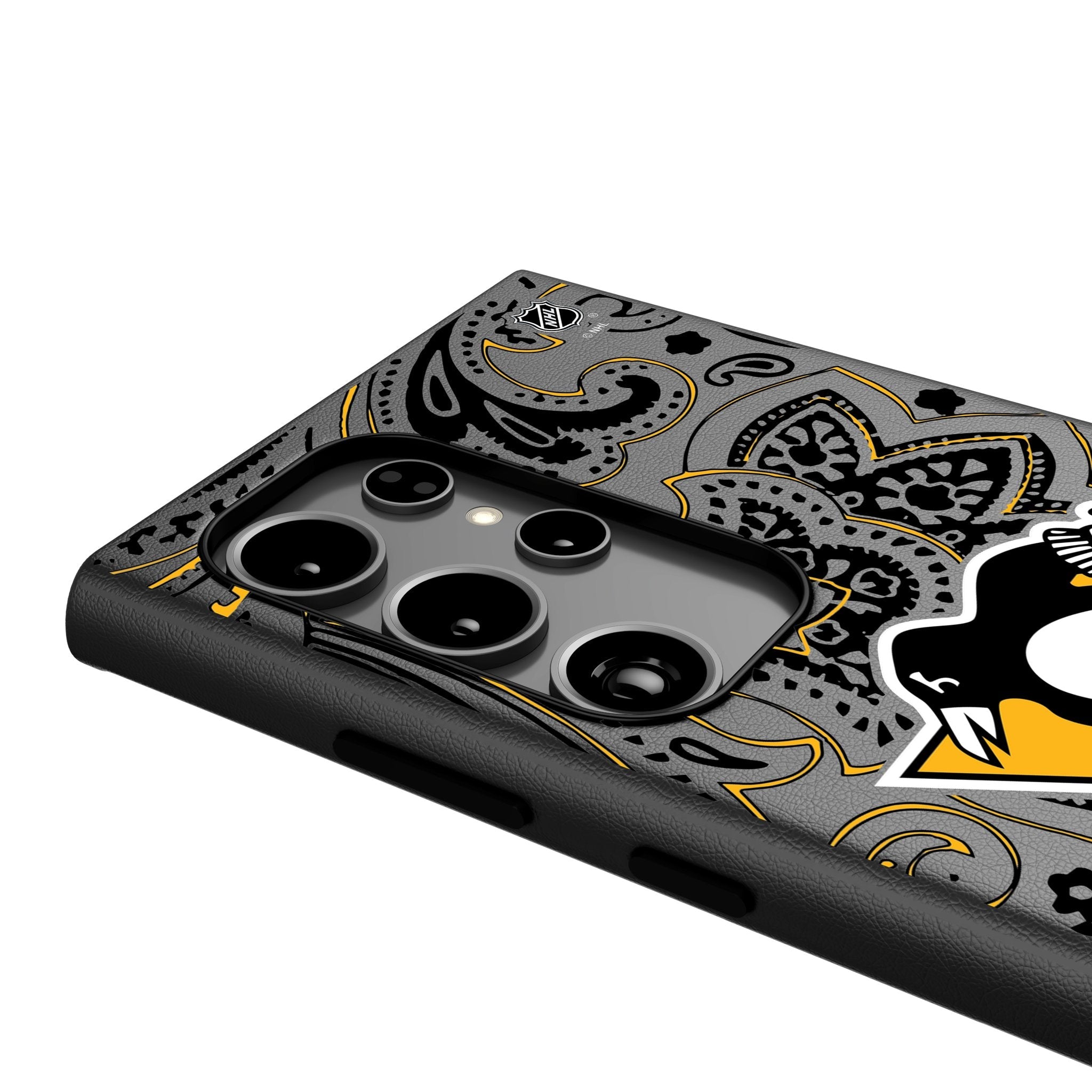 Pittsburgh Penguins Paisley MagSafe Compatible Phone Case for Samsung Galaxy 4