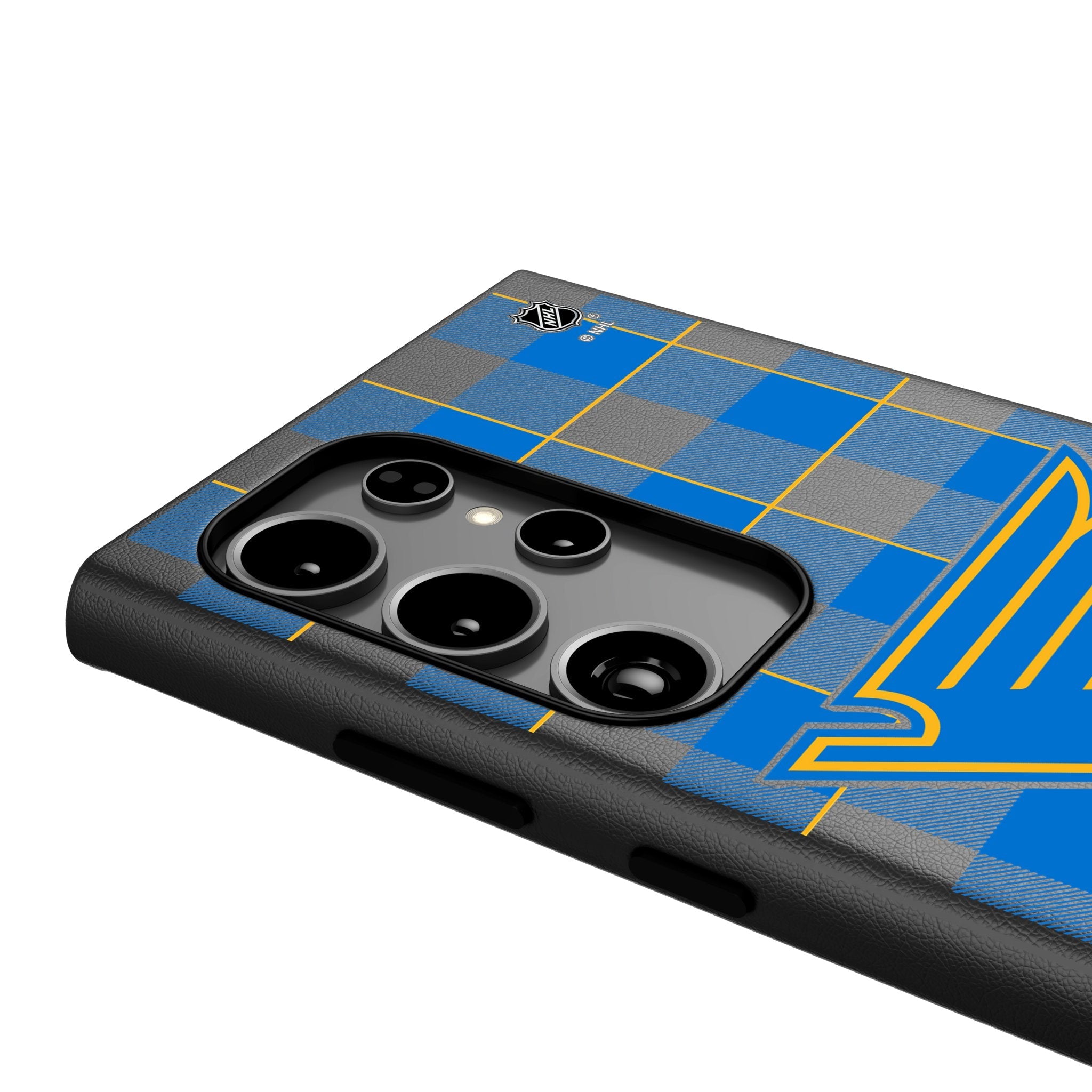 St. Louis Blues Plaid MagSafe Compatible Phone Case for Samsung Galaxy 4