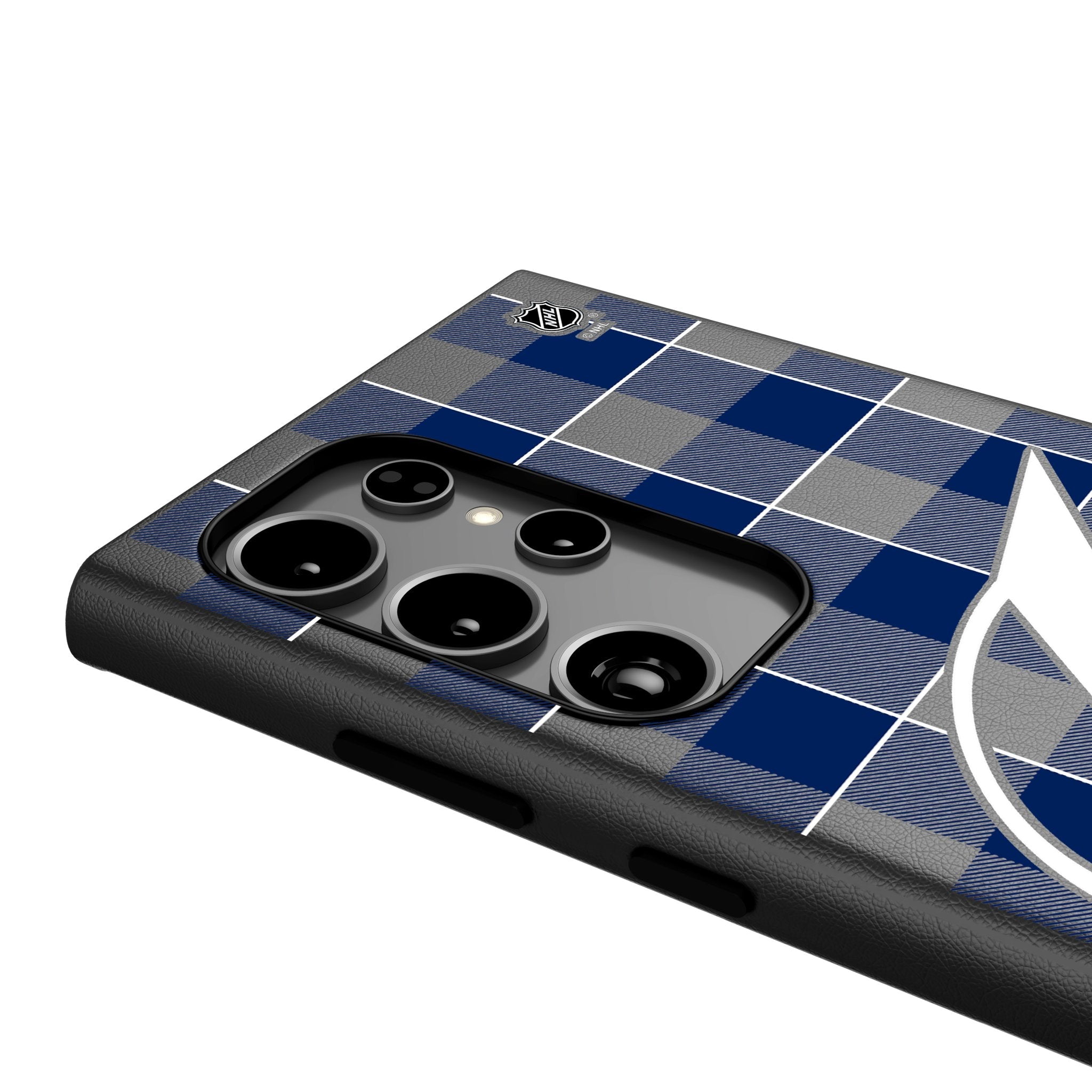 Tampa Bay Lightning Plaid MagSafe Compatible Phone Case for Samsung Galaxy 4