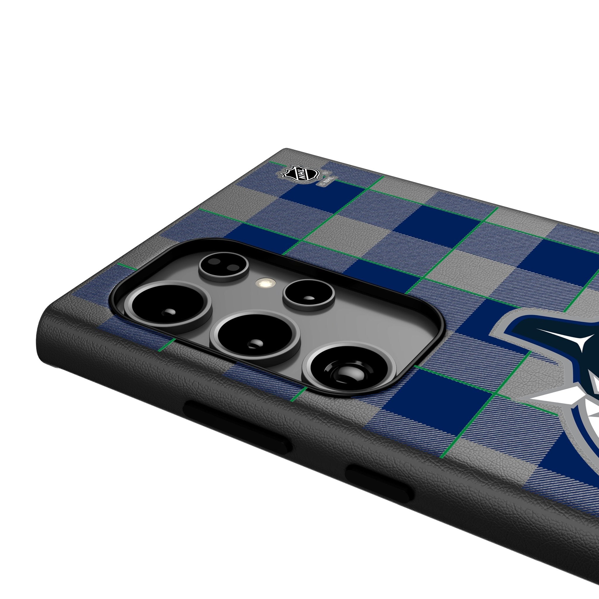 Vancouver Canucks Plaid MagSafe Compatible Phone Case for Samsung Galaxy 4