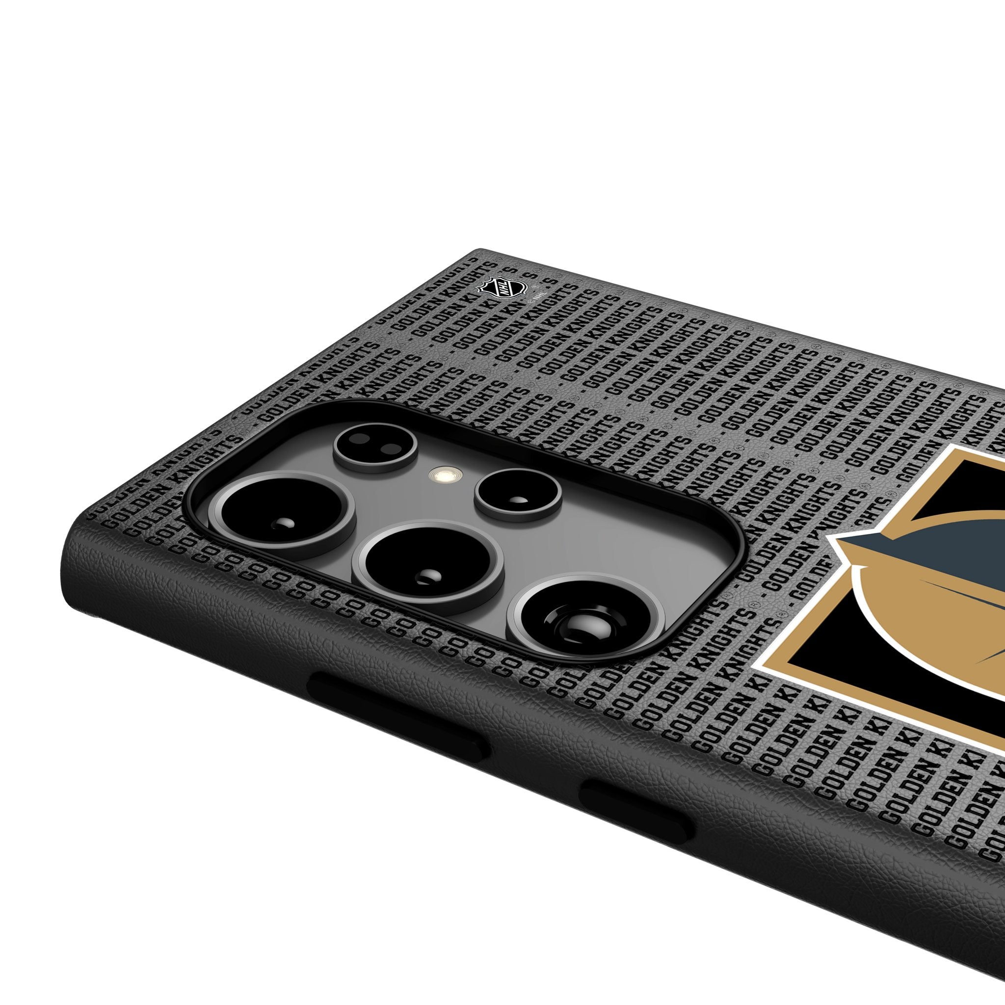 Vegas Golden Knights Text Backdrop MagSafe Compatible Phone Case for Samsung Galaxy 4
