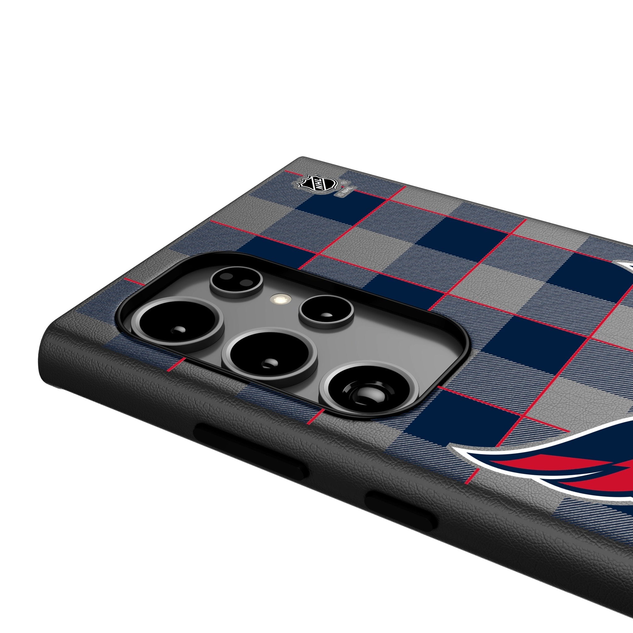 Washington Capitals Plaid MagSafe Compatible Phone Case for Samsung Galaxy 4