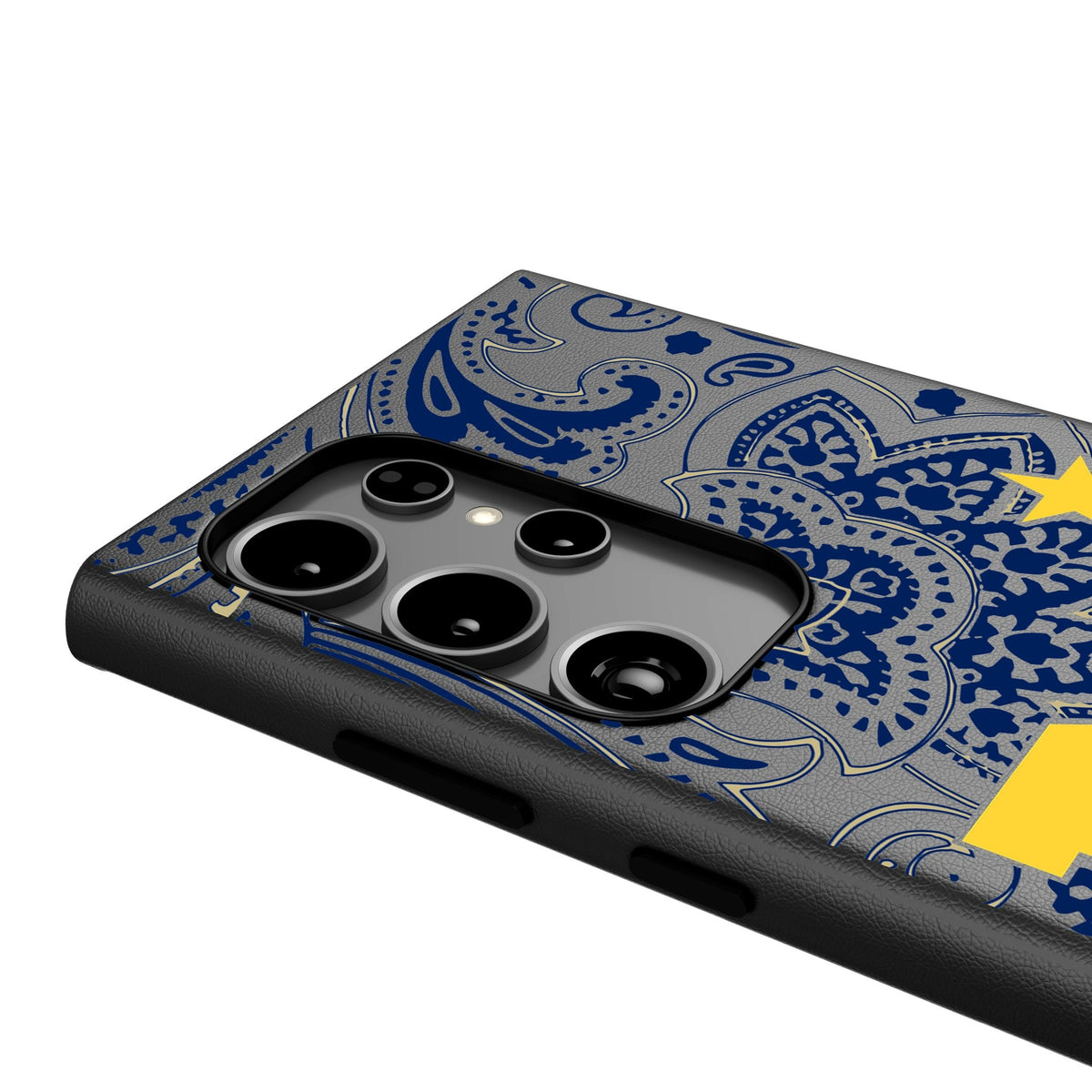 United State Naval Academy Midshipmen Paisley MagSafe Compatible Phone Case for Samsung Galaxy 4