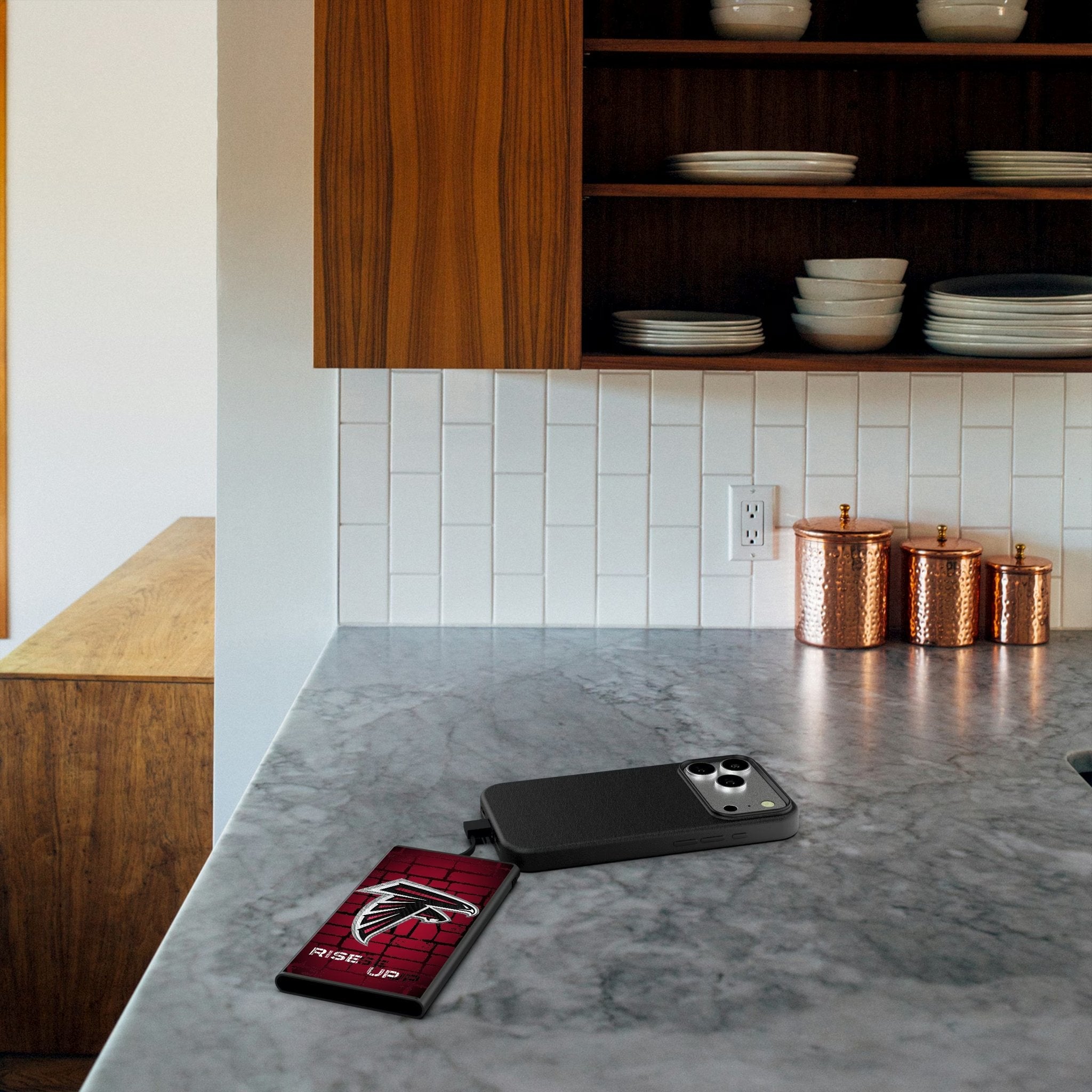 Atlanta Falcons Brick Wall 5000mAh Flat Powerbank 4