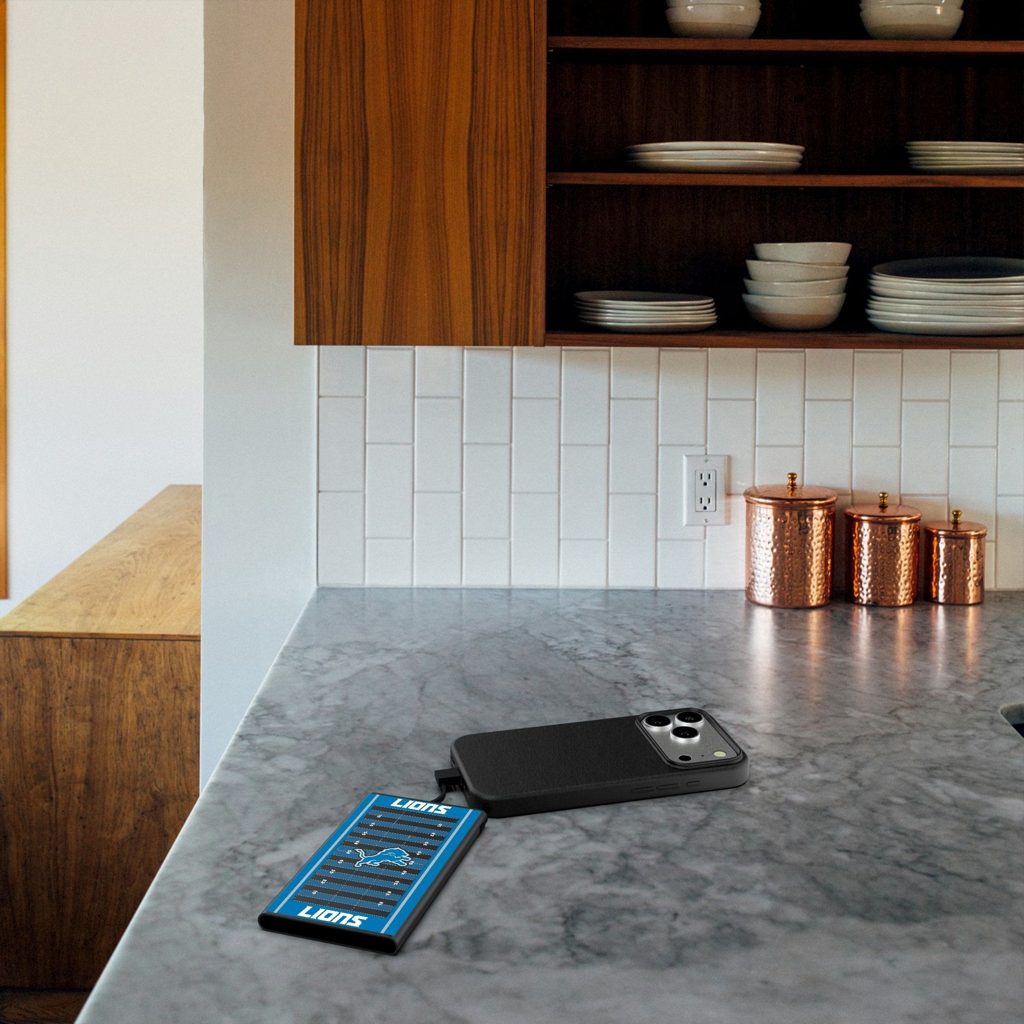 Detroit Lions Field 5000mAh Flat Powerbank 4