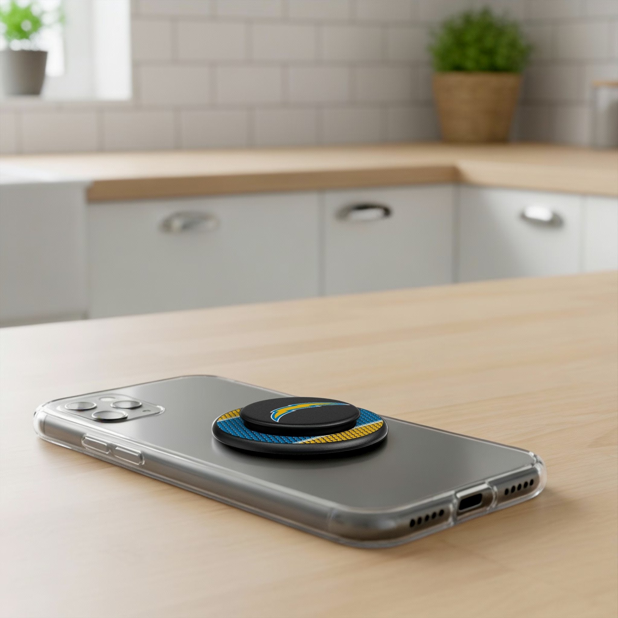 Los Angeles Chargers Mesh PopSockets Magnetic Phone Grip and Stand 3