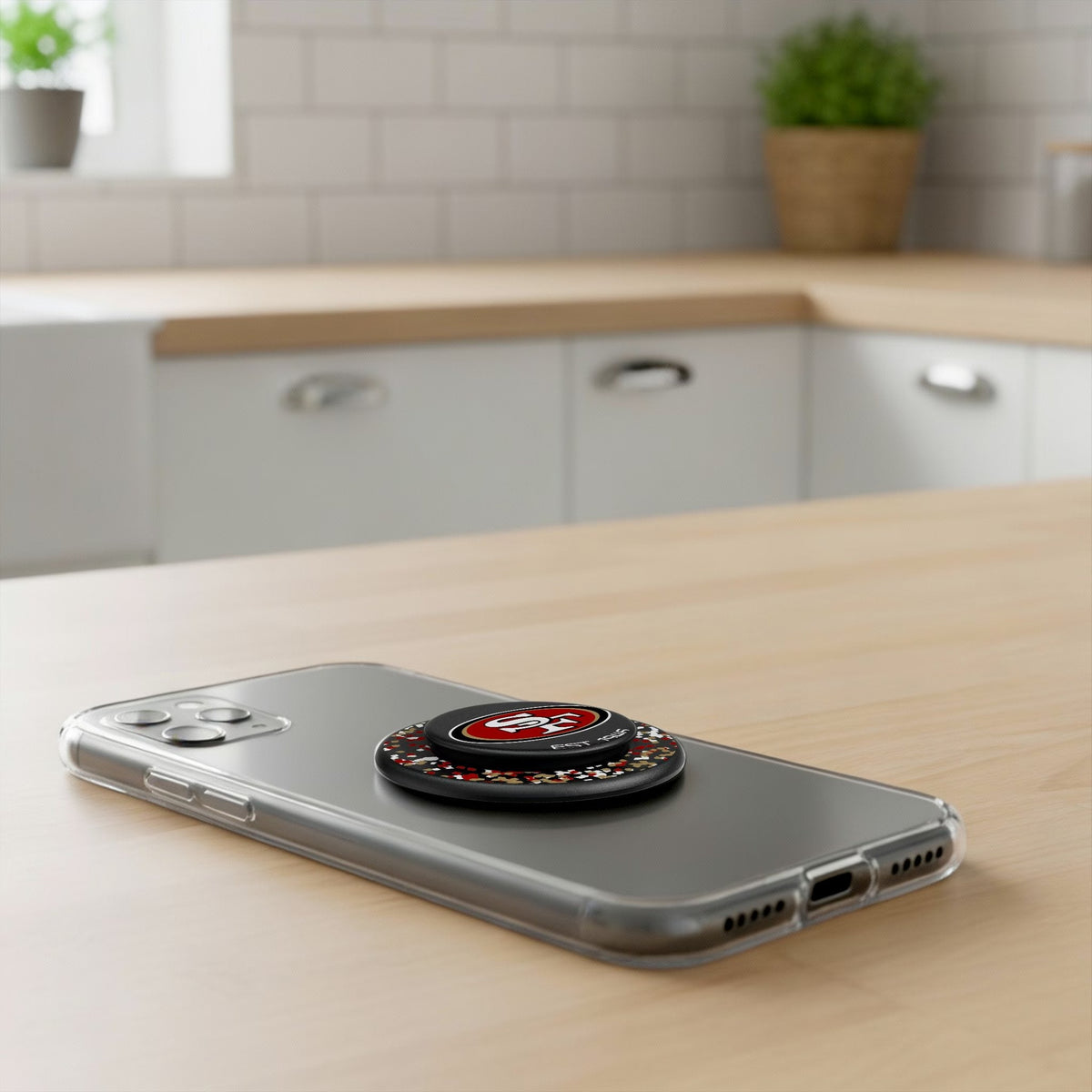 San Francisco 49ers Confetti PopSockets Magnetic Phone Grip and Stand 4