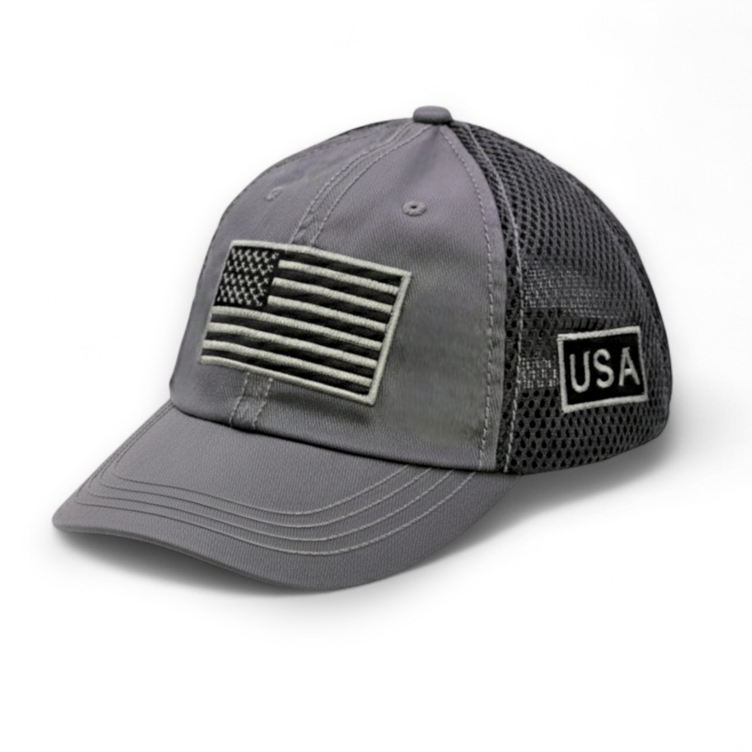USA Tactical Trucker Cap – Double Mesh Back American Flag Hat 6