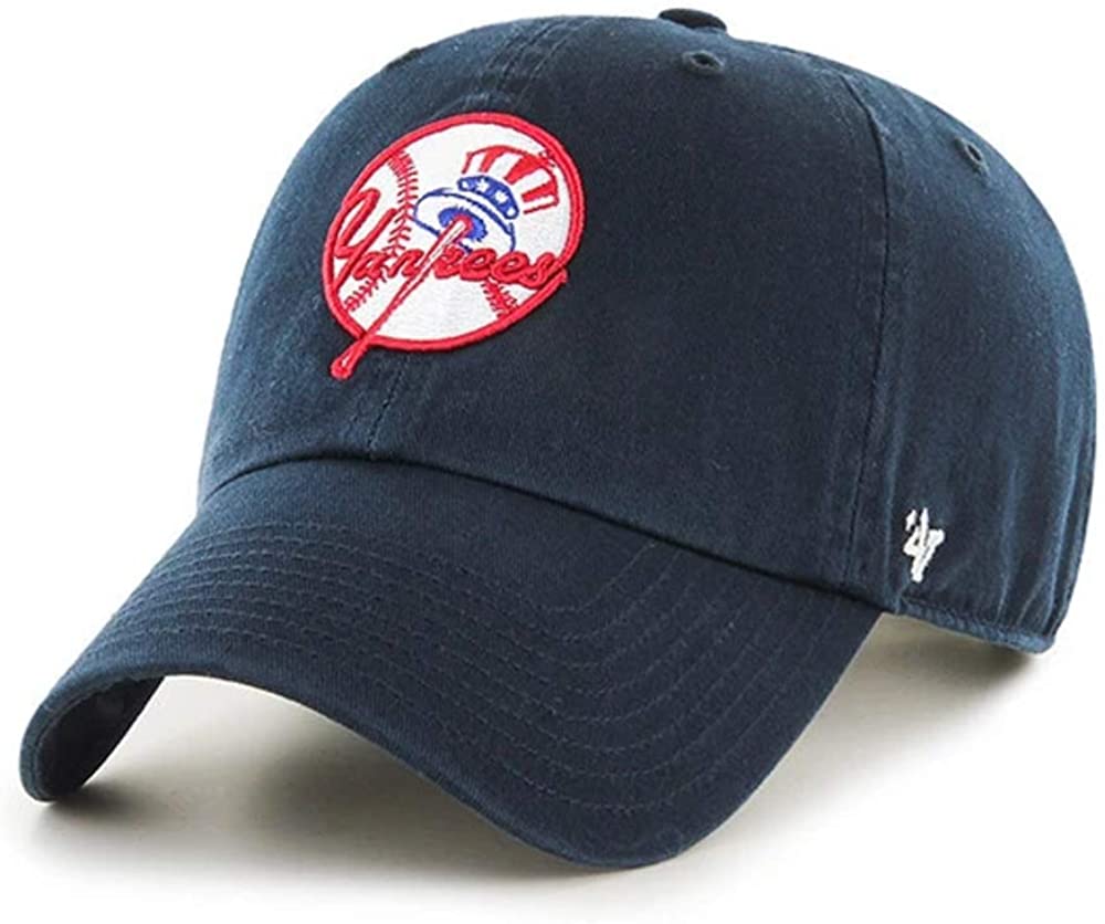 New York Yankees - Clean Up Adjustable Strapback Hat, 47 Brand 1