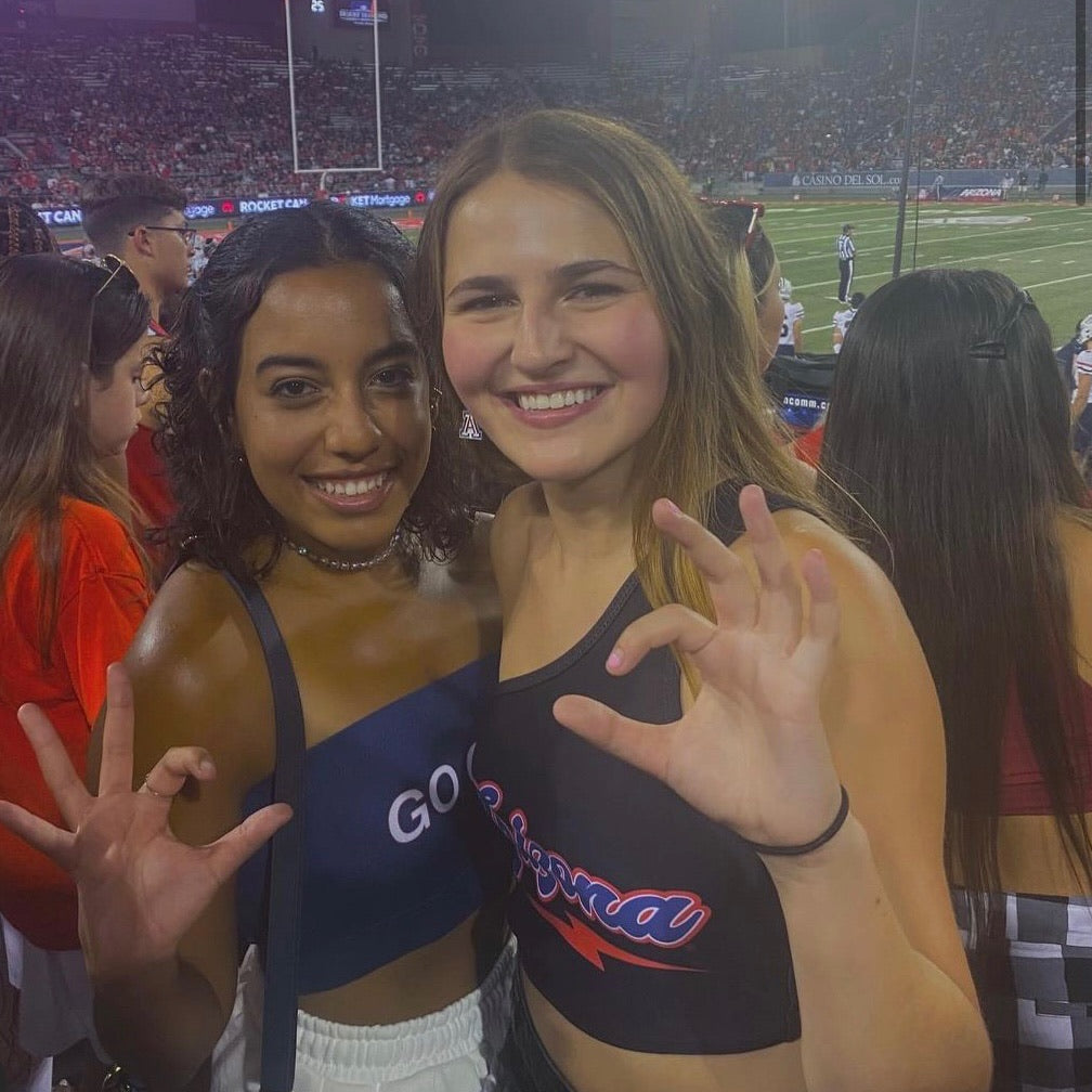 University of Arizona Lightning One Shoulder Top | lojobands 5