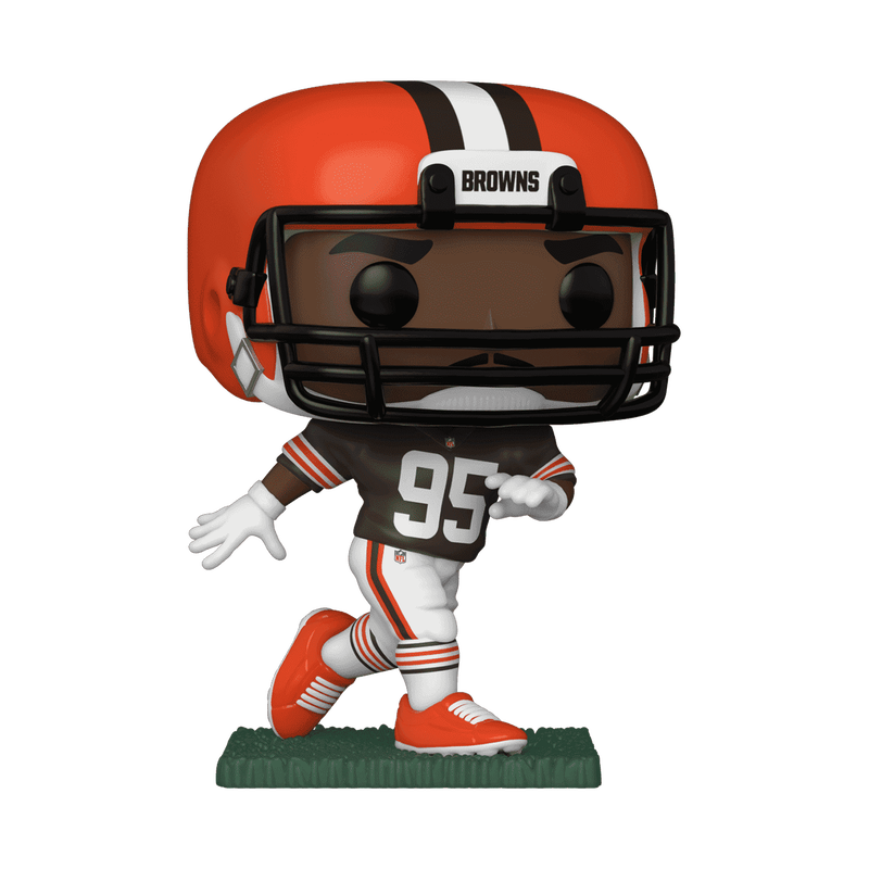 Funko POP! NFL: Cleveland Browns - Myles Garrett (Home Uniform) Vinyl Figure 3
