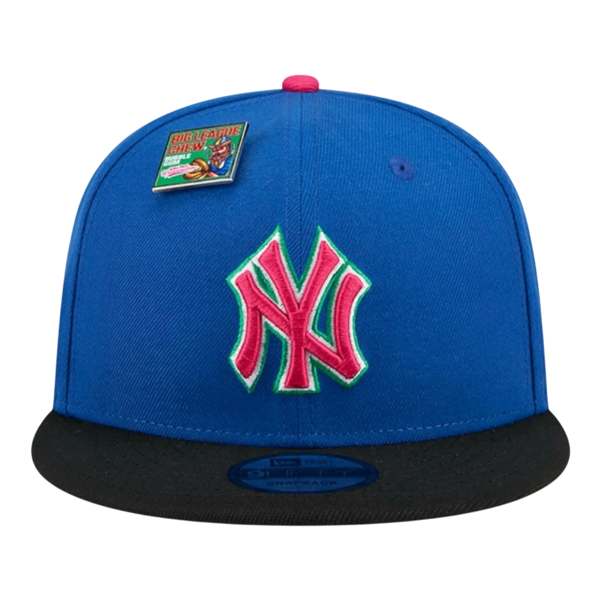 New Era x Big League Chew New York Yankees 9FIFTY Snapback Hat Light Royal/Black 1