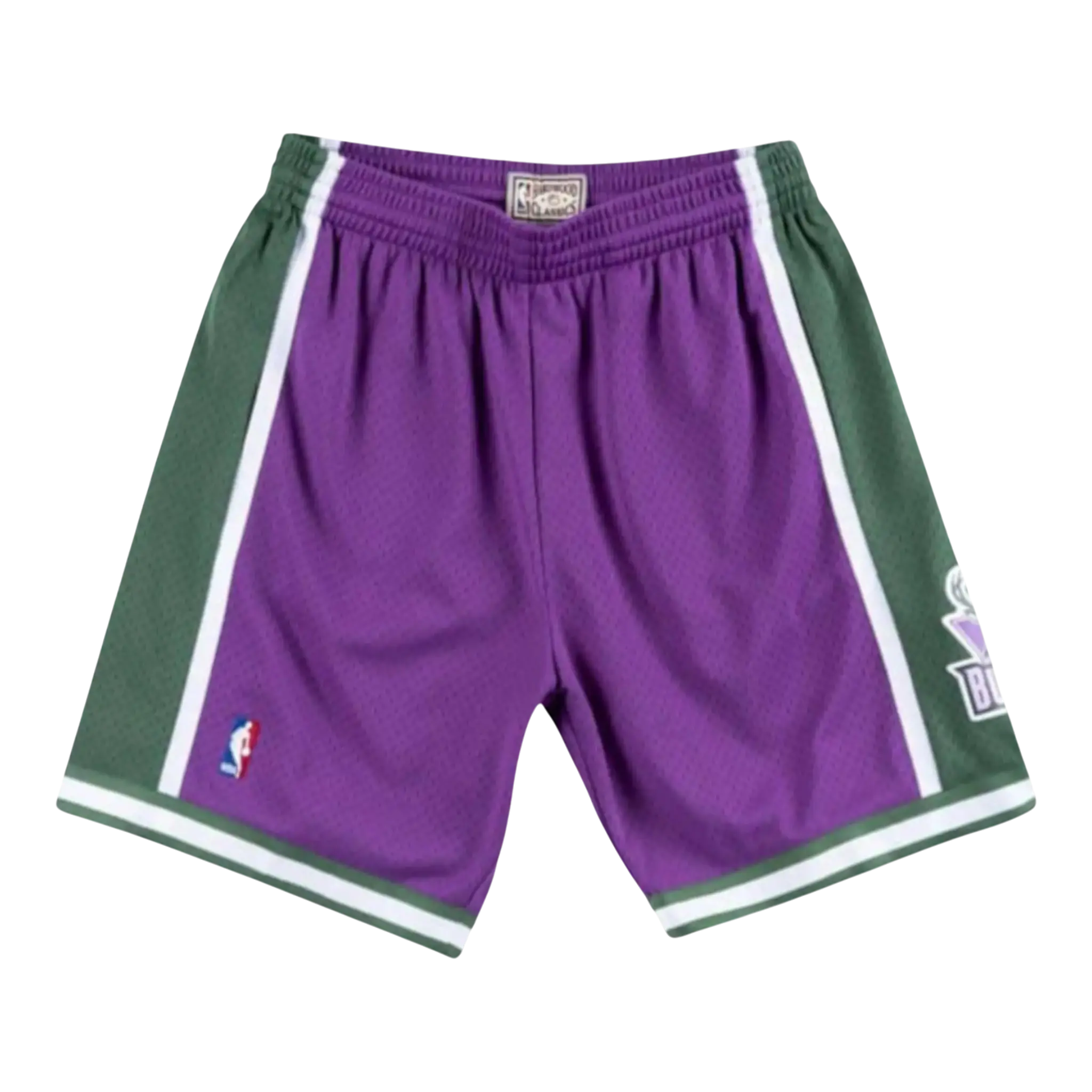 Mitchell & Ness NBA Swingman Milwaukee Bucks Road 2000-01 Men Shorts Purple 1