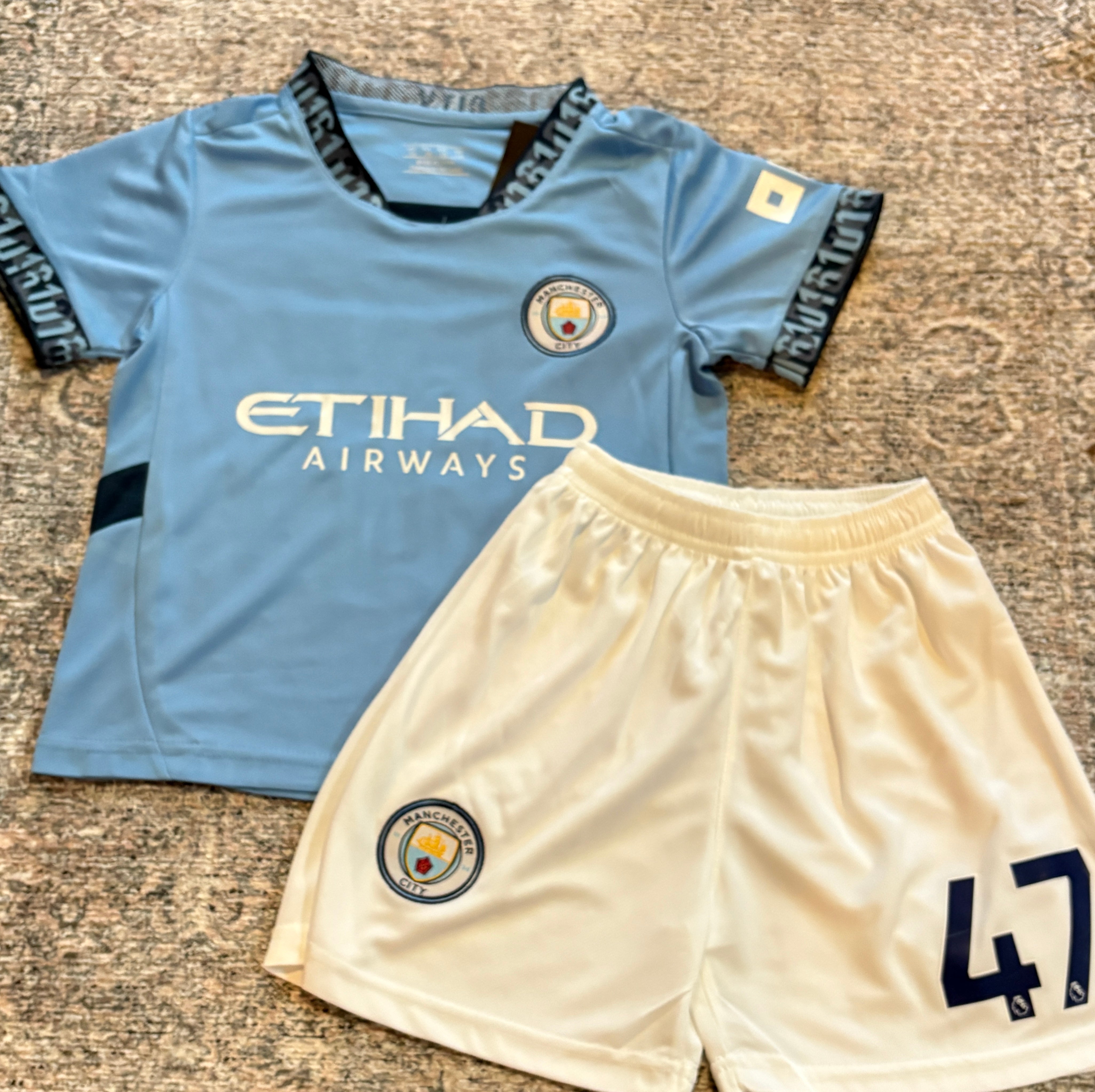 Phil Foden Kids Soccer Jersey Manchester City Youth Toddler 6