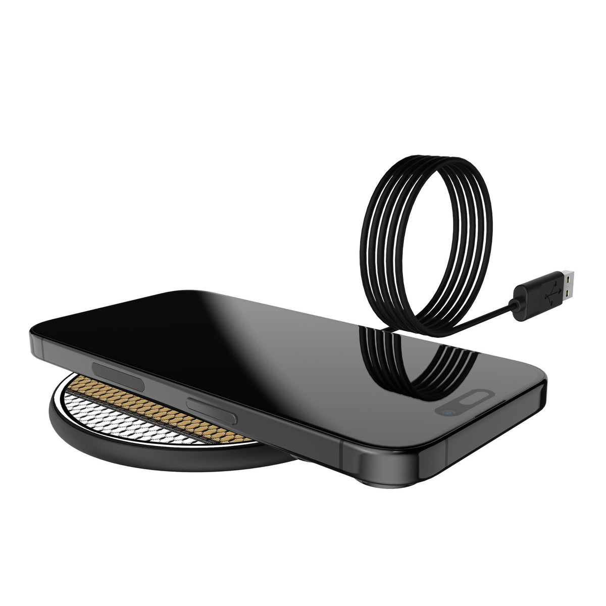 University of Central Florida Golden Knights Mesh 15-Watt Wireless Charger 5