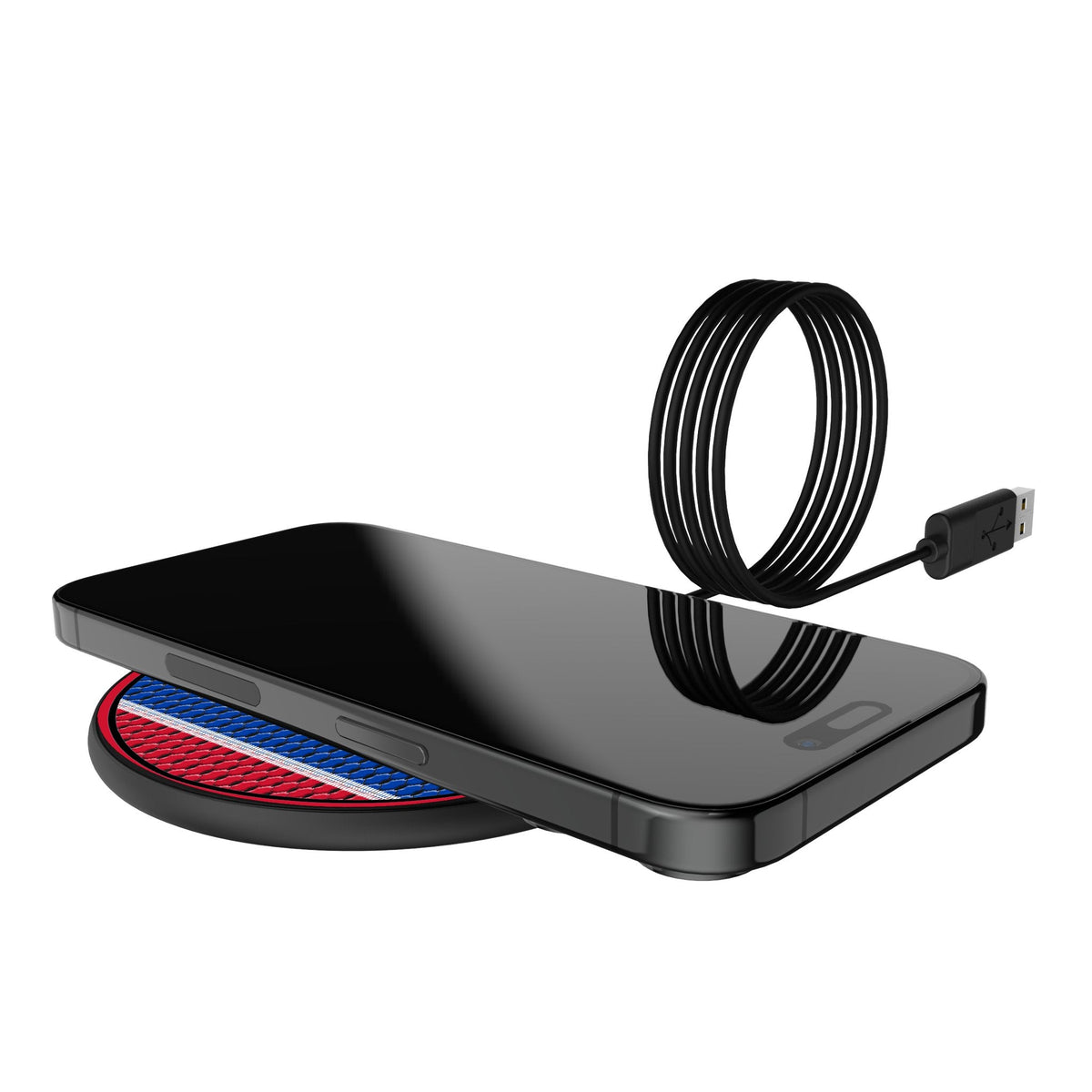 University of Kansas Jayhawks Mesh 15-Watt Wireless Charger 5