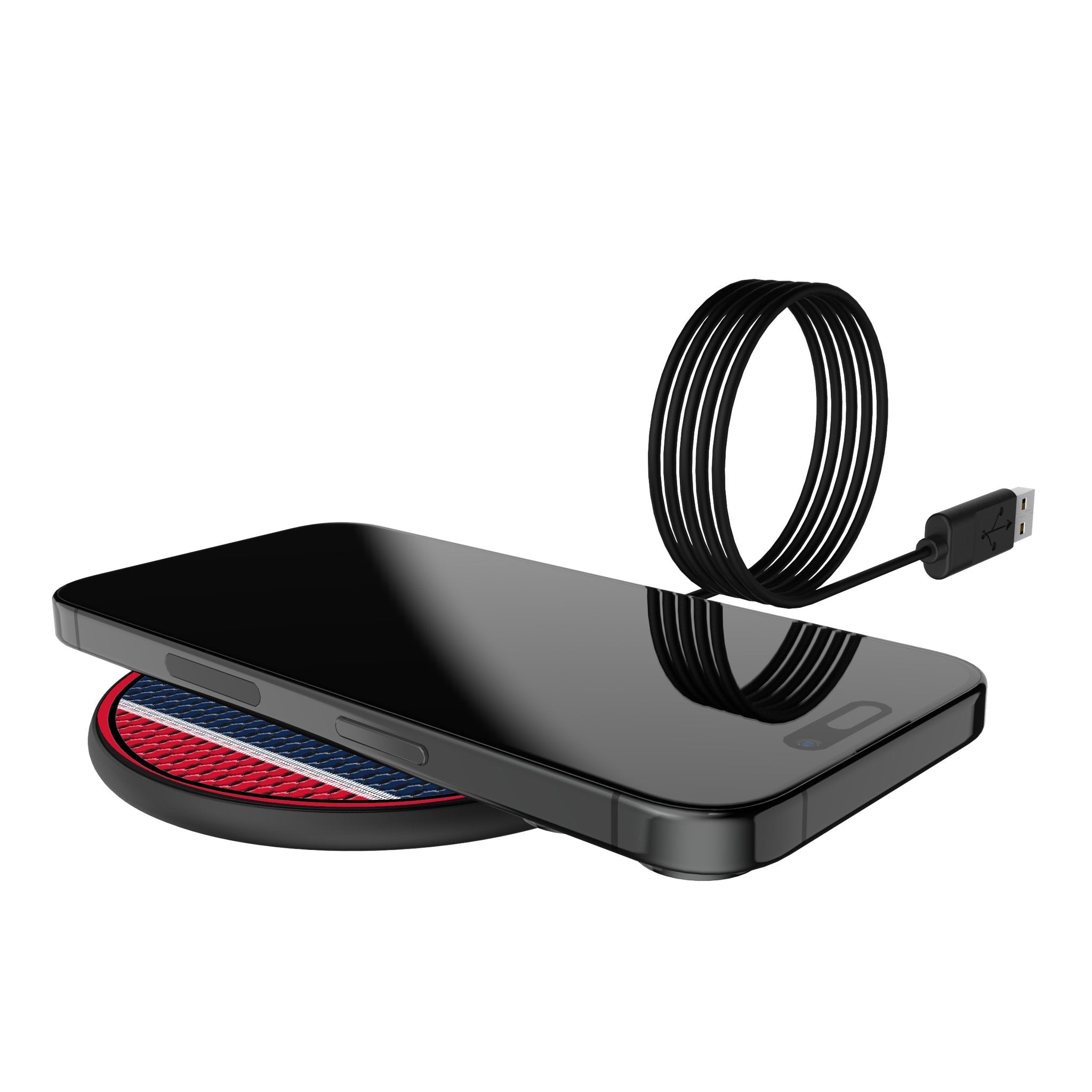 University of Mississippi Rebels Mesh 15-Watt Wireless Charger 5