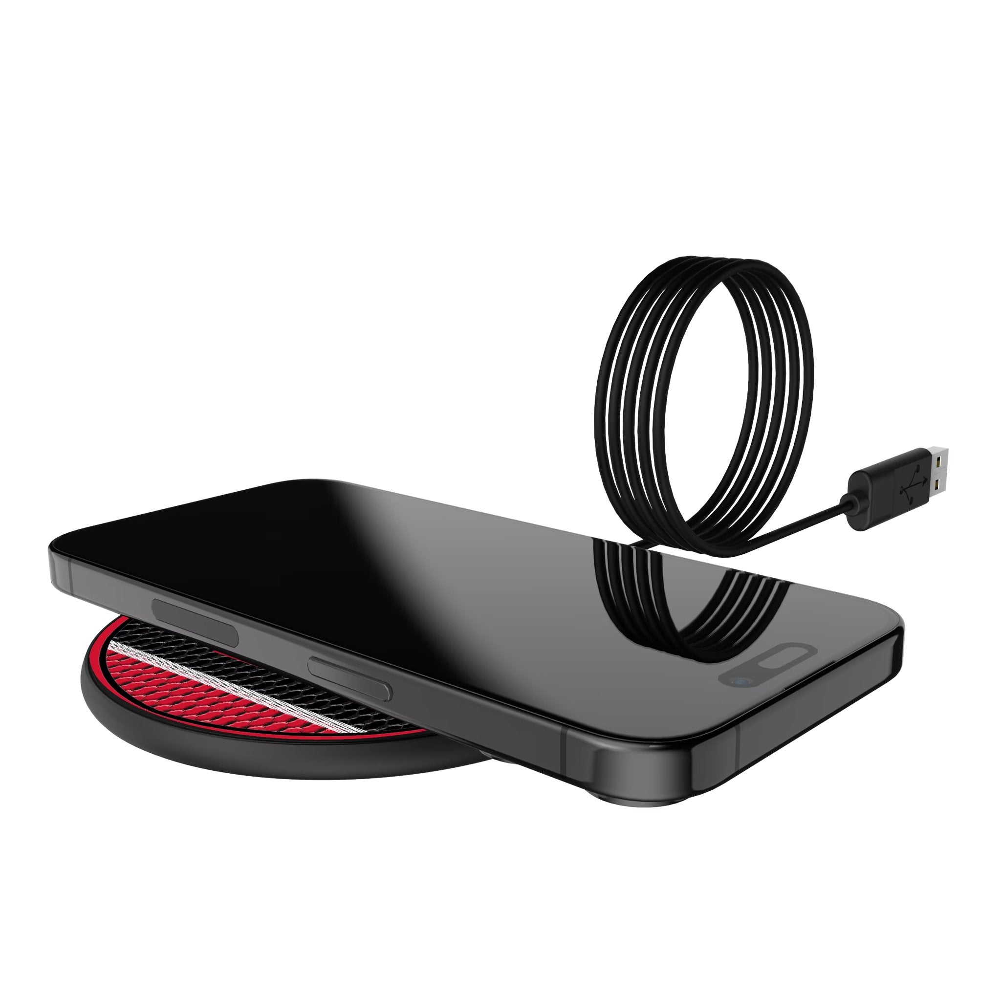 University of Cincinnati Bearcats Mesh 15-Watt Wireless Charger 3
