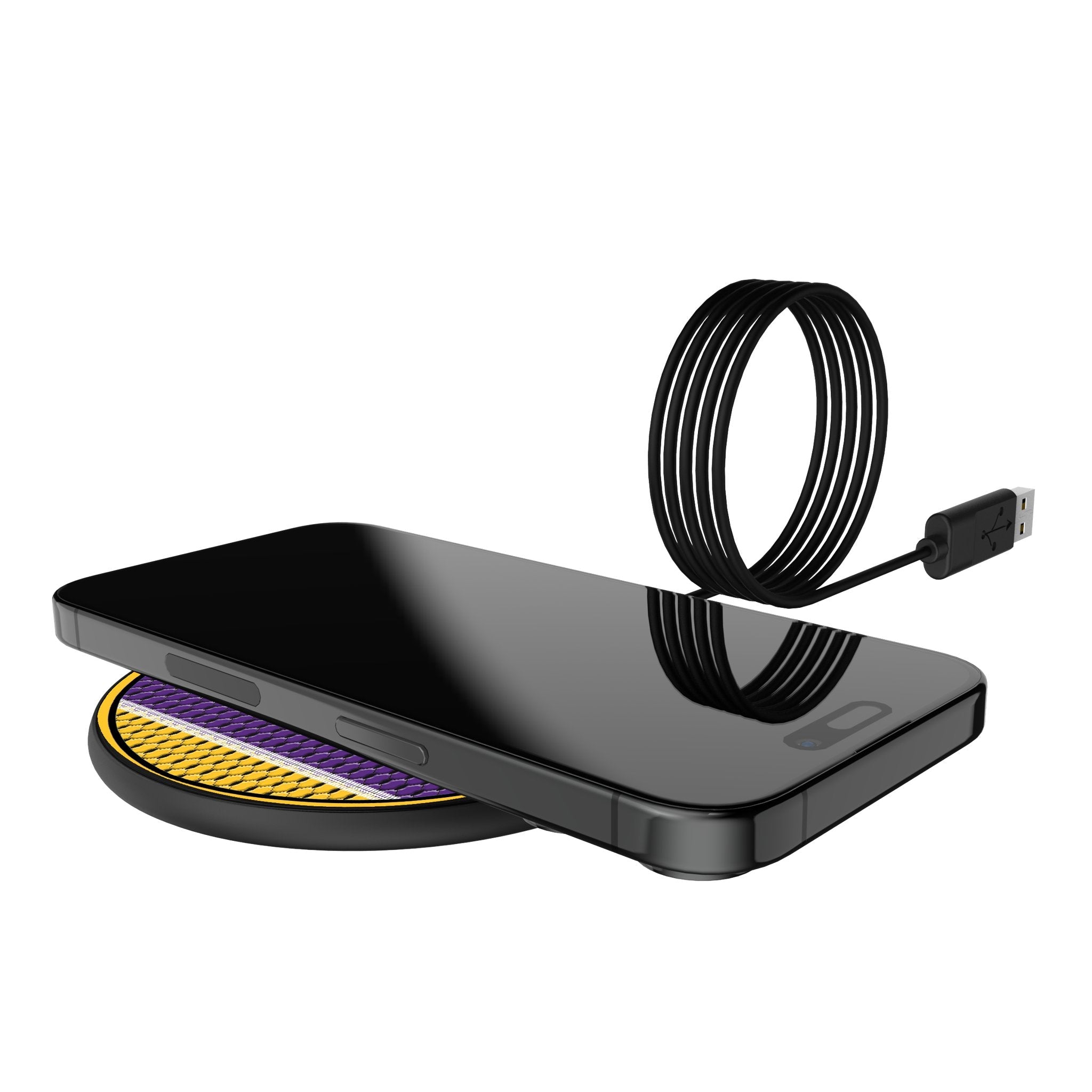 Louisiana State University Tigers Mesh 15-Watt Wireless Charger 5