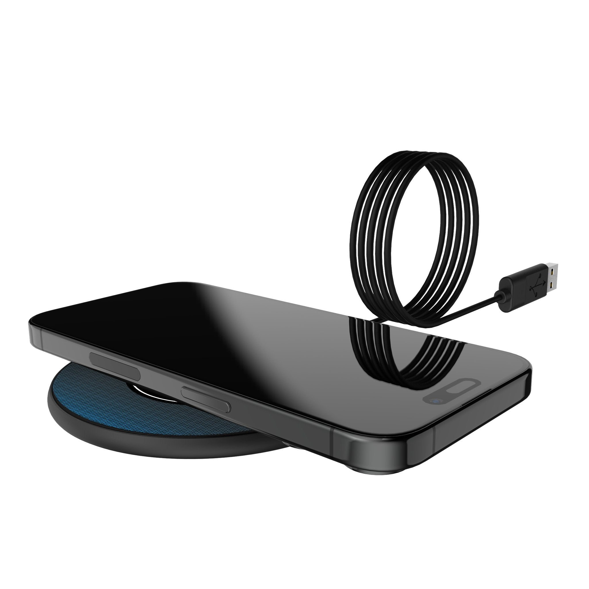 Charlotte FC Linen 15-Watt Wireless Charger 5