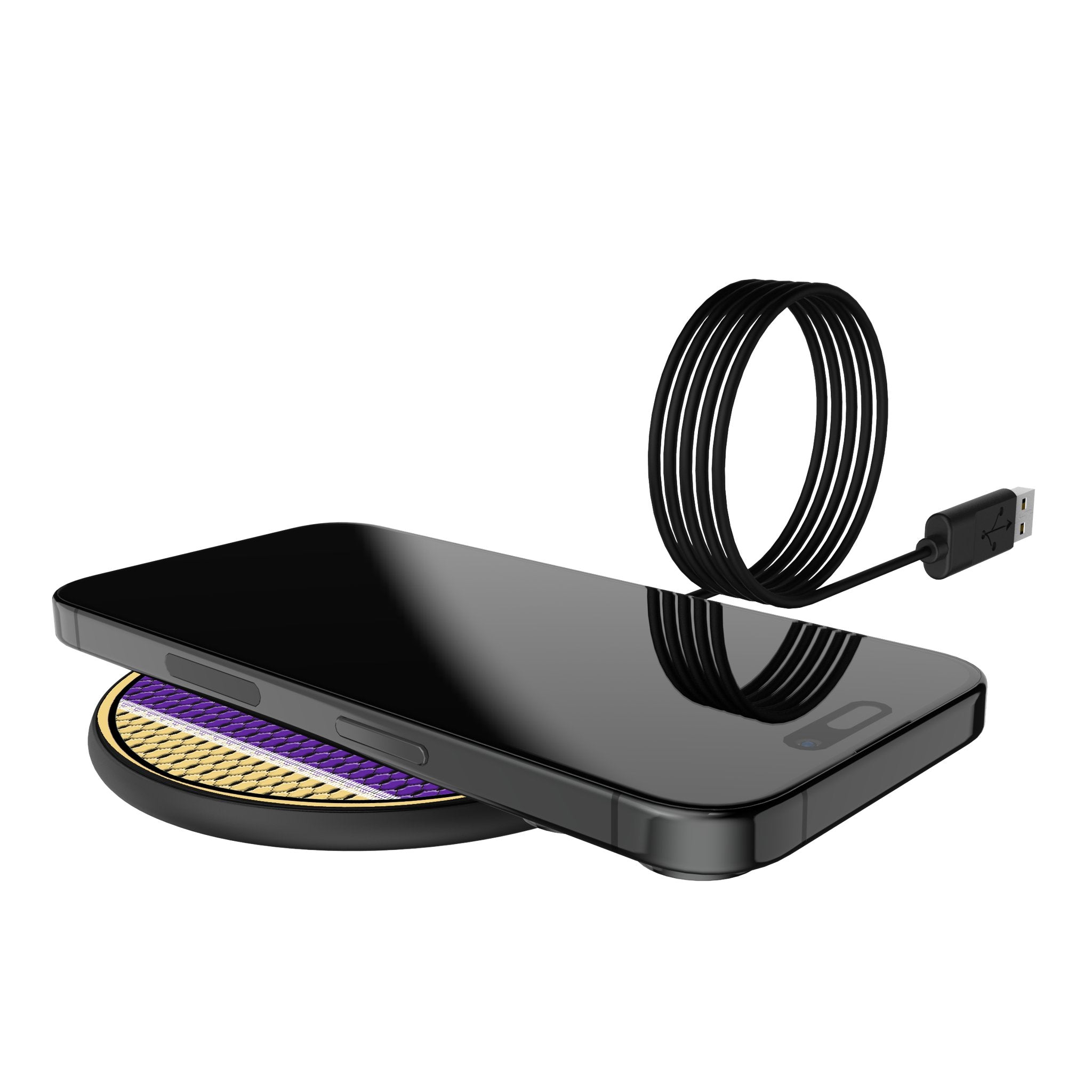Orlando City Soccer Club Mesh 15-Watt Wireless Charger 5