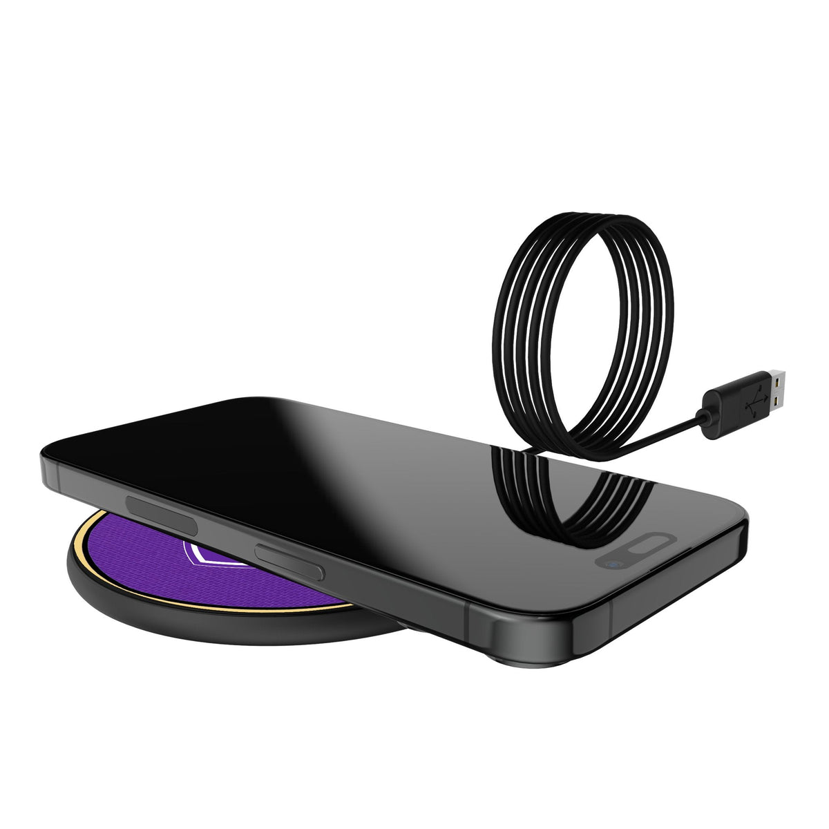 Orlando City Soccer Club Solid 15-Watt Wireless Charger 5