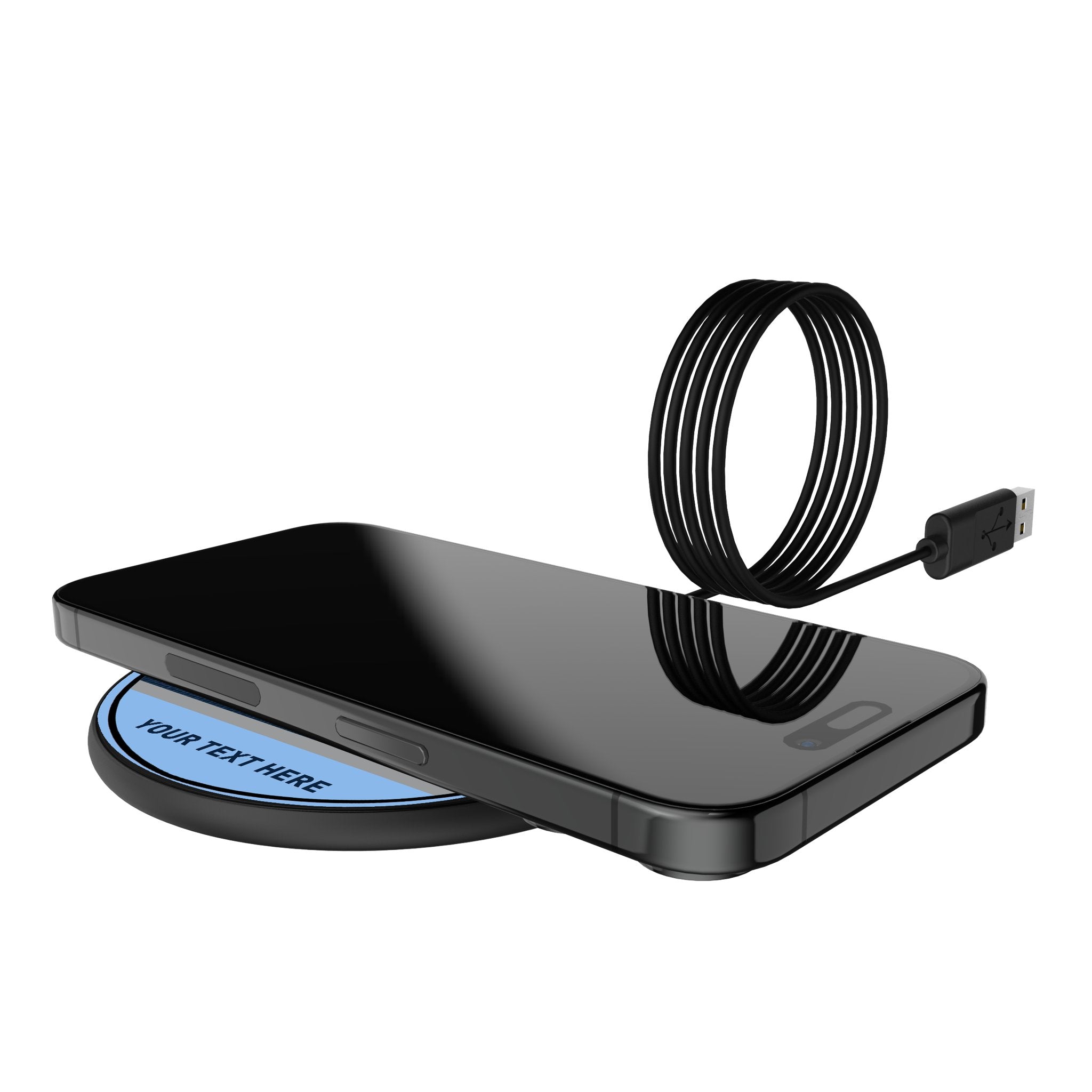 Vancouver Whitecaps Personalized Endzone Solid 15-Watt Wireless Charger 5