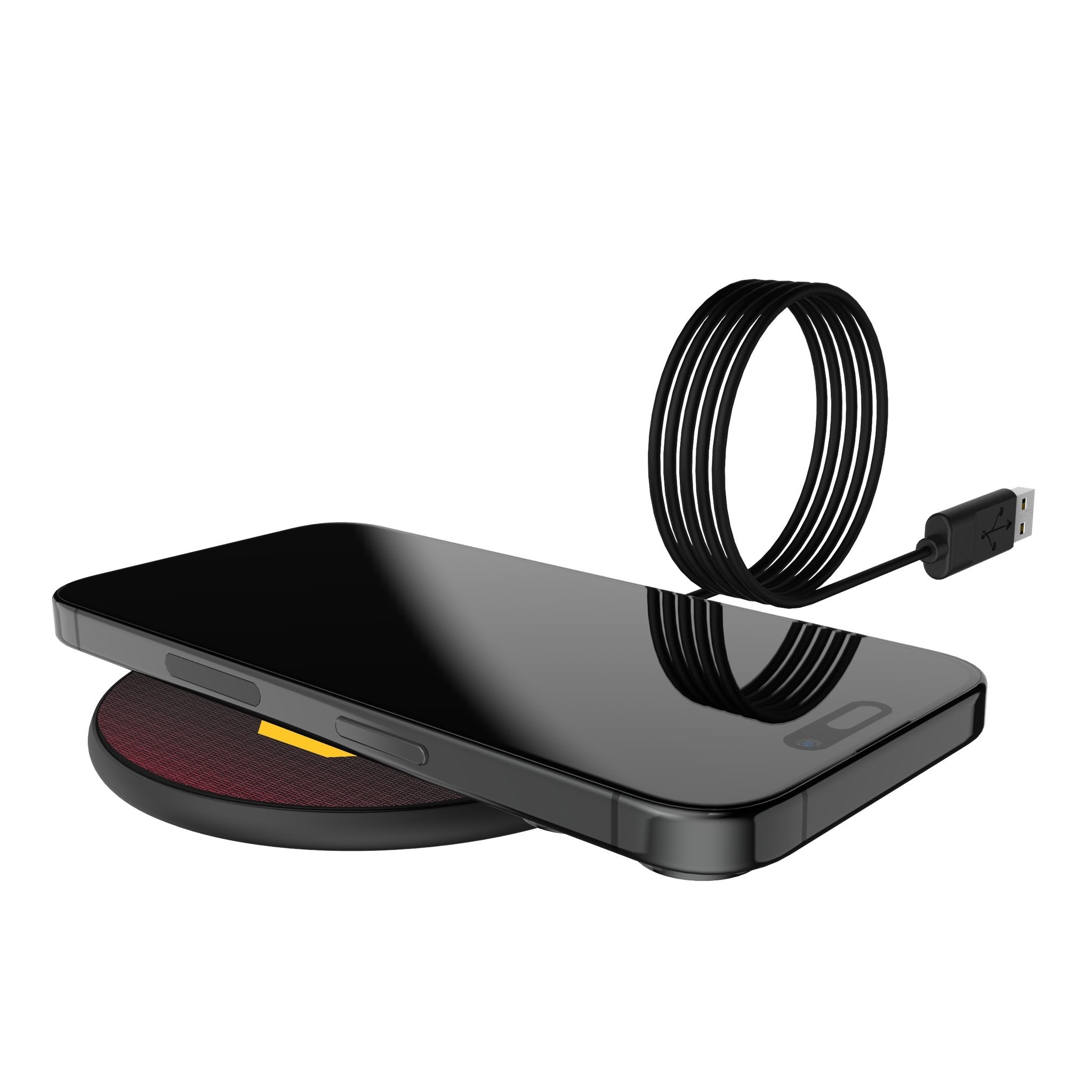 University of Southern California Trojans Linen 15-Watt Wireless Charger 5