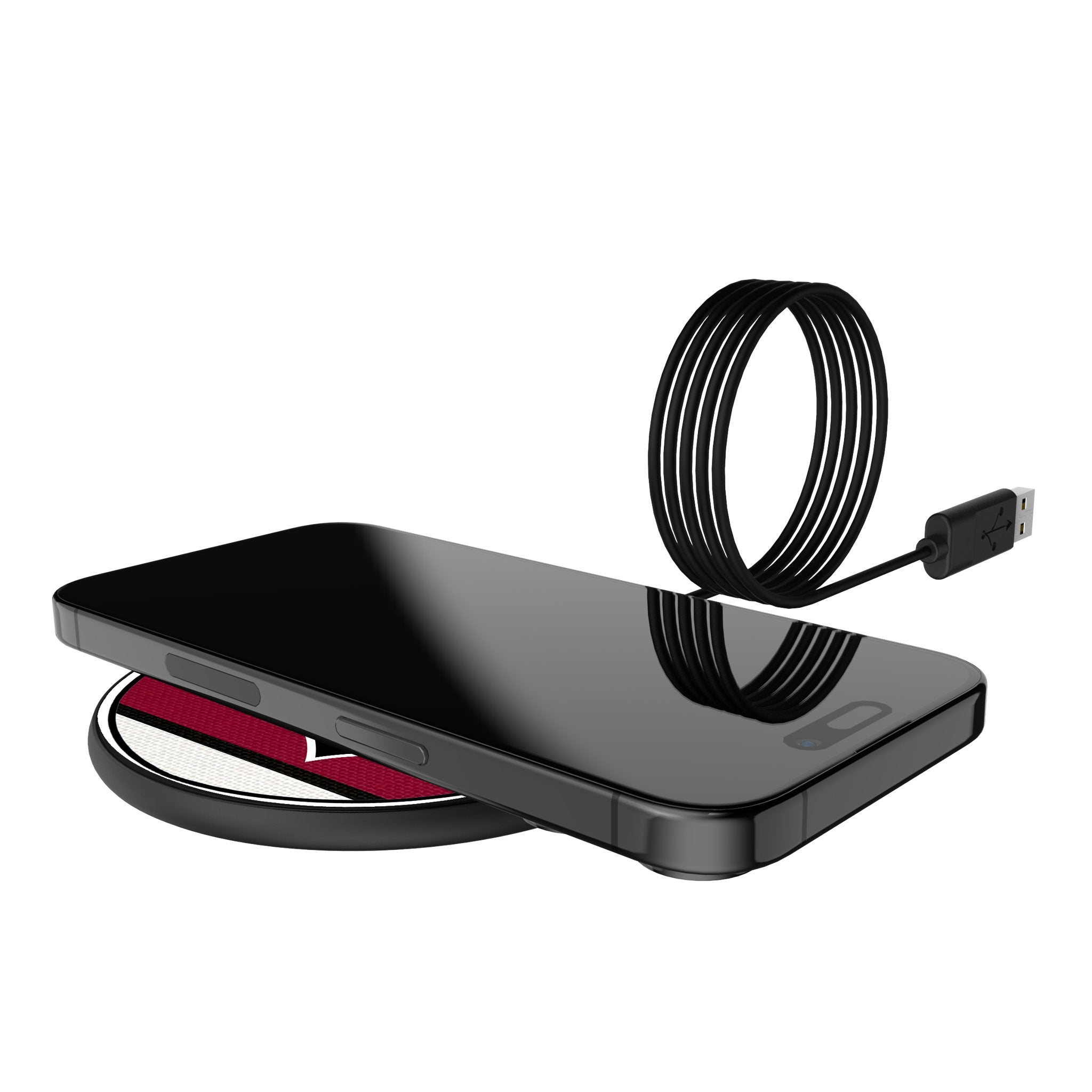 Arizona Cardinals Stripe 15-Watt Wireless Charger 5
