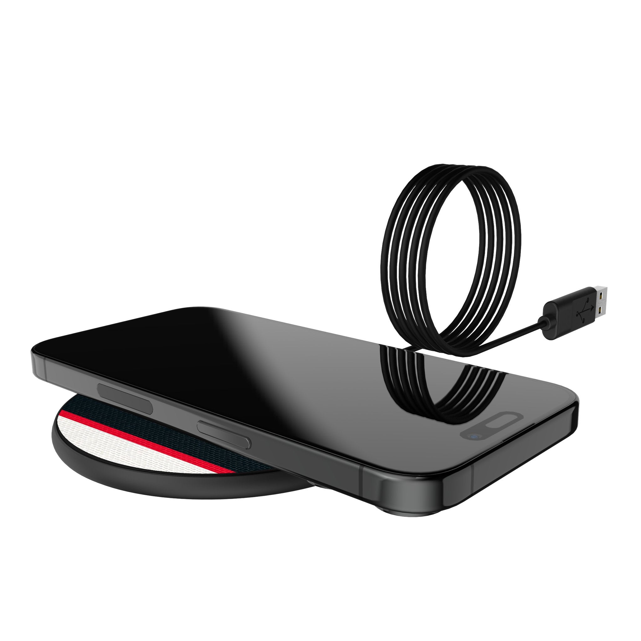 Houston Texans Stripe 15-Watt Wireless Charger 5