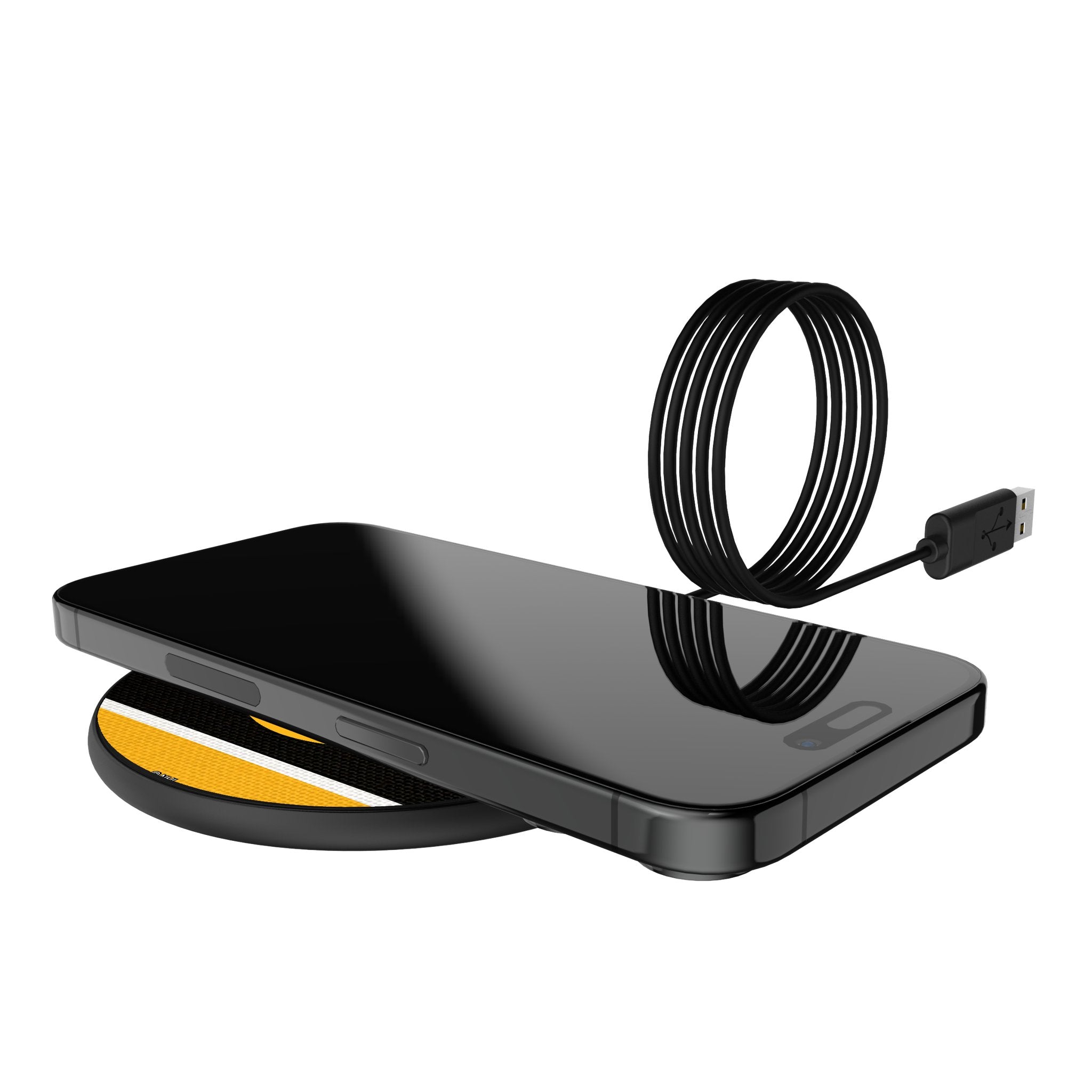 Boston Bruins Stripe 15-Watt Wireless Charger 5