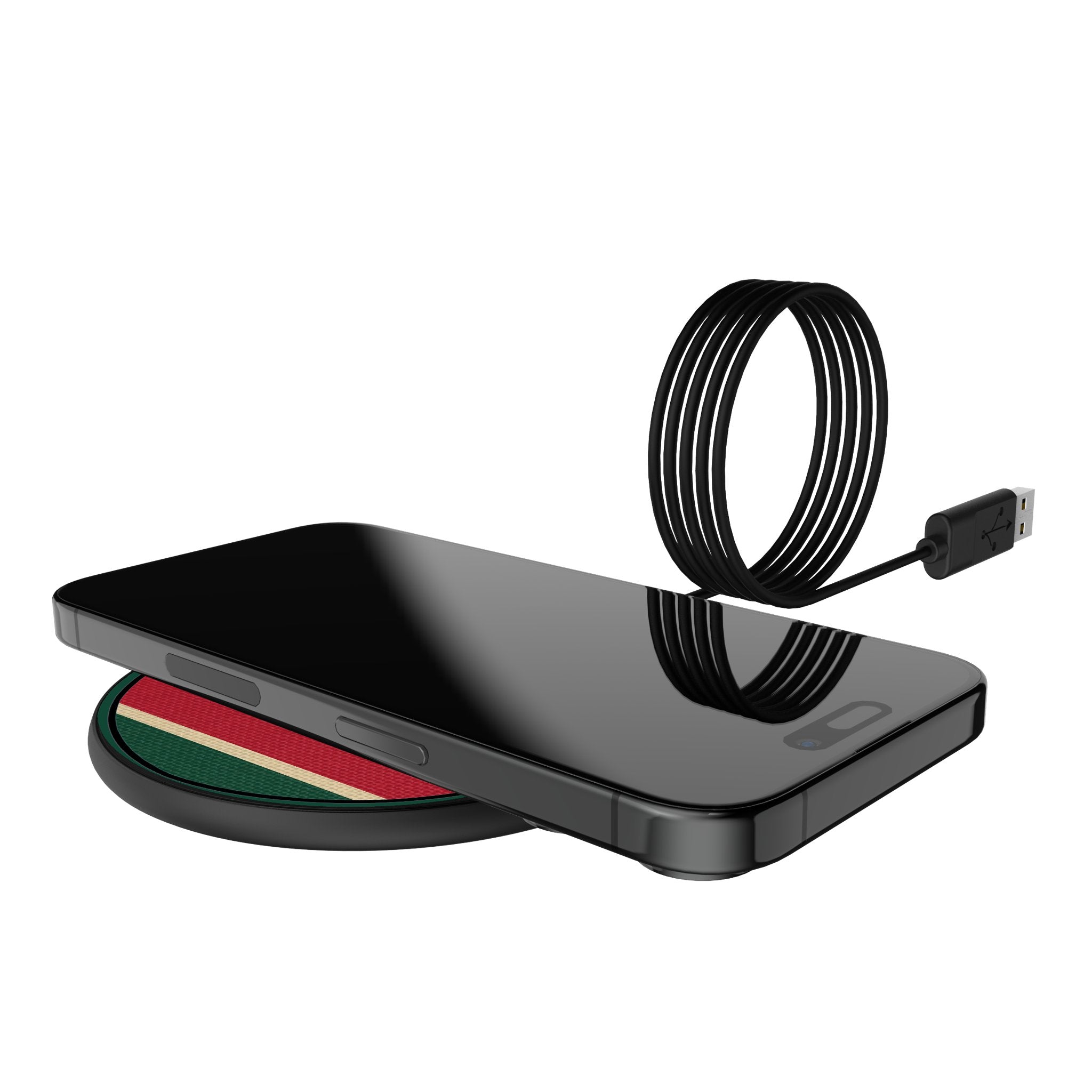 Minnesota Wild Stripe 15-Watt Wireless Charger 5