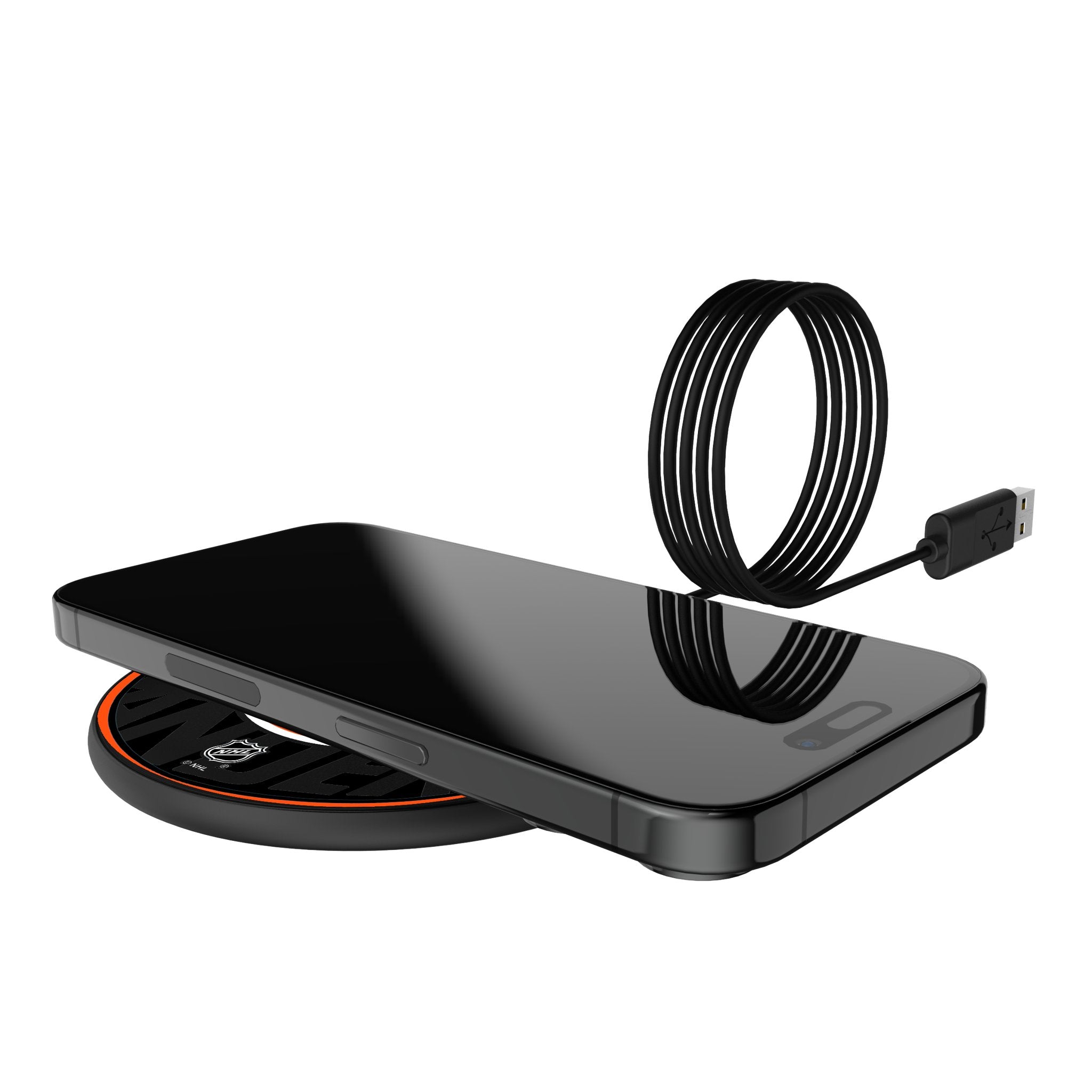New York Islanders Monocolor Tilt 15-Watt Wireless Charger 5