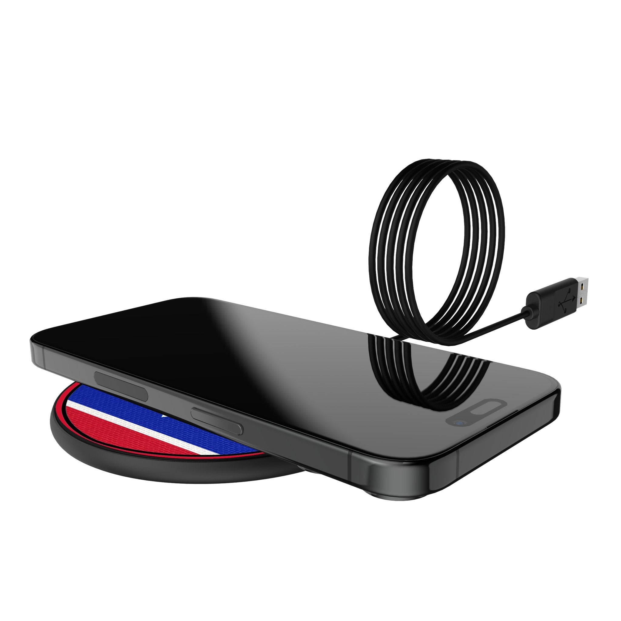 New York Rangers Stripe 15-Watt Wireless Charger 5