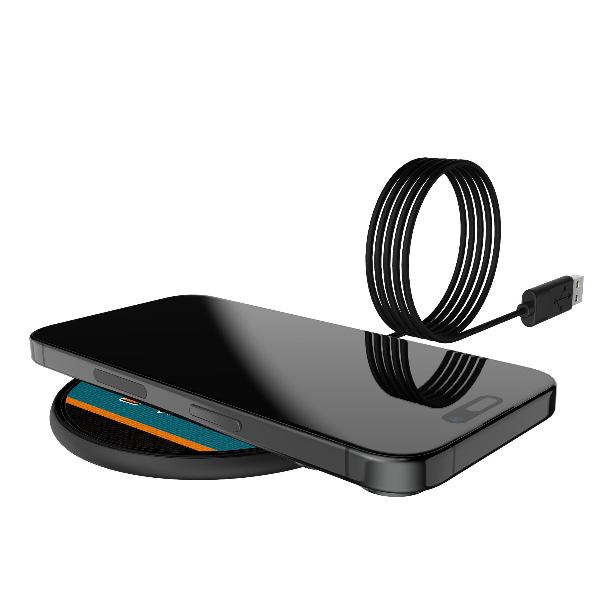 San Jose Sharks Stripe 15-Watt Wireless Charger 5